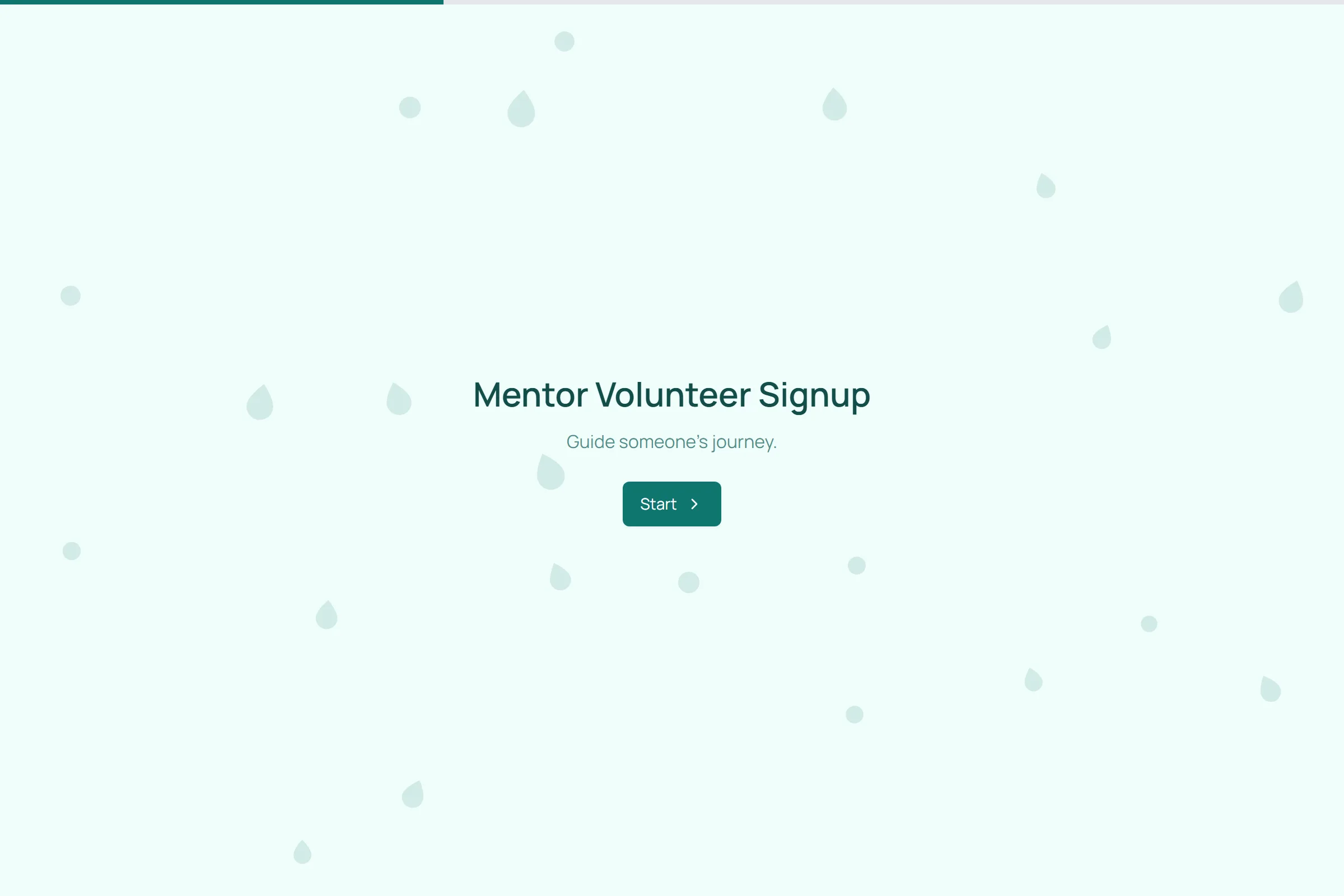 Mentor Volunteer Signup template preview