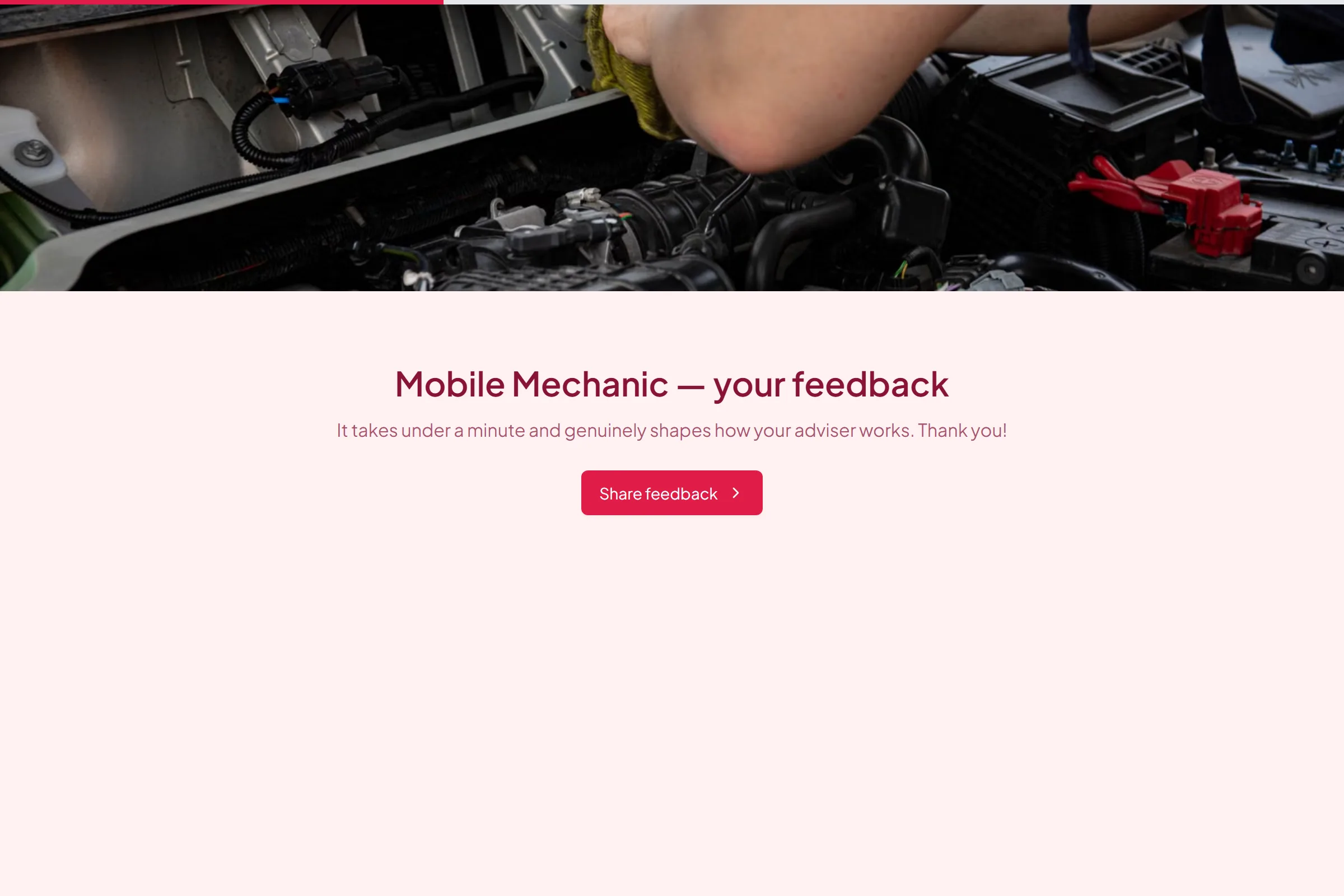 Mobile Mechanic Satisfaction Survey template preview