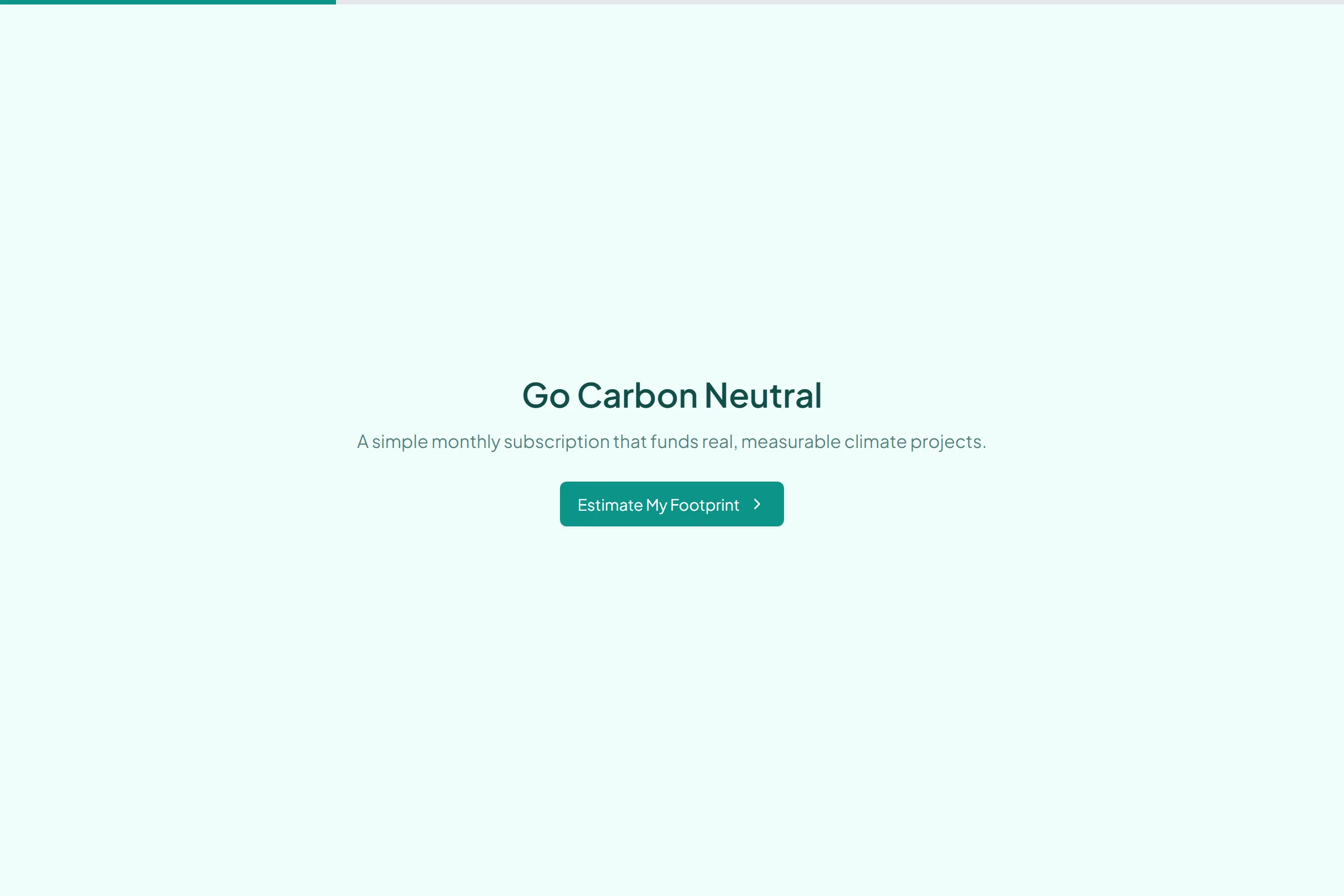 Monthly Carbon Offset Subscription template preview