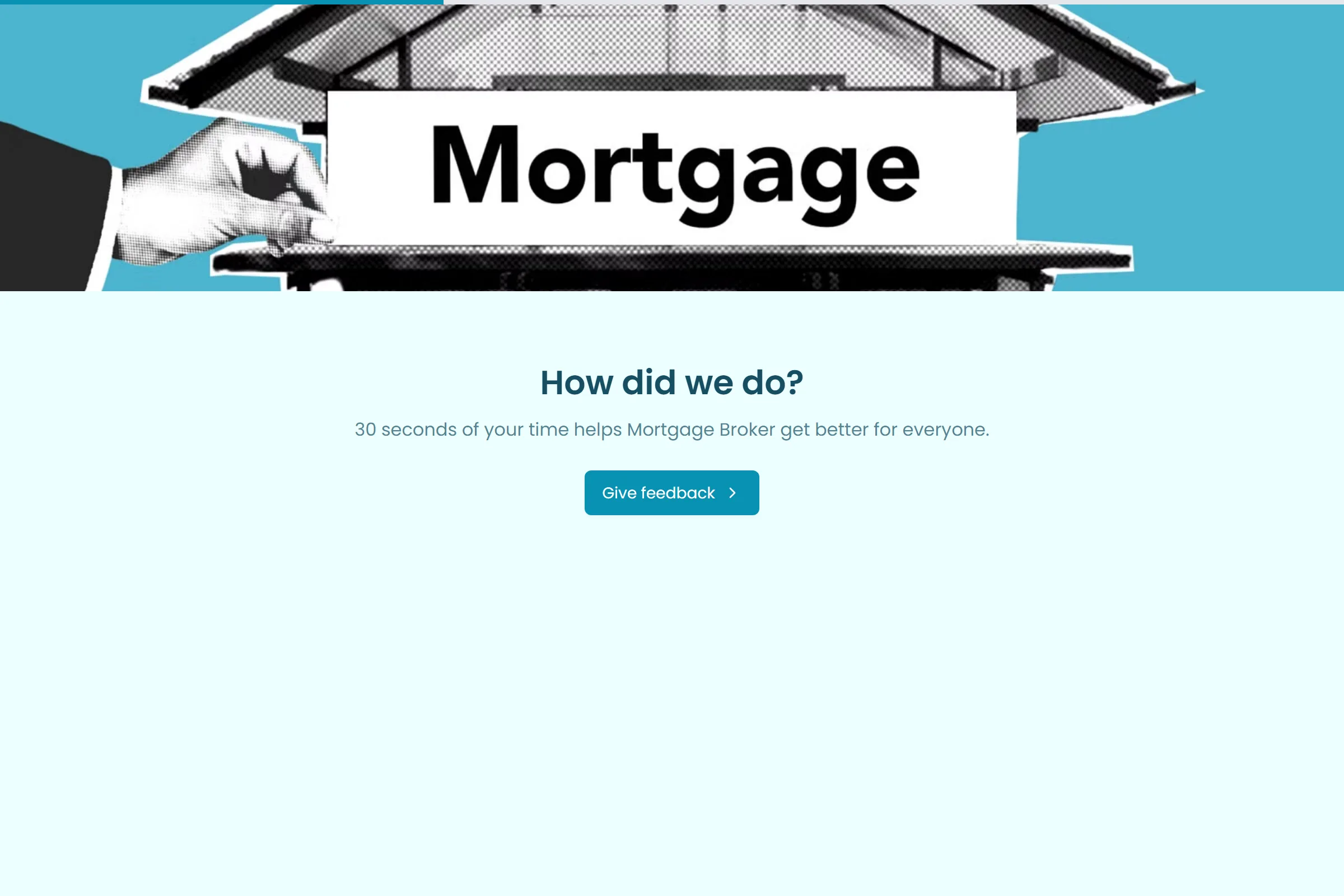 Mortgage Broker Quick Feedback template preview