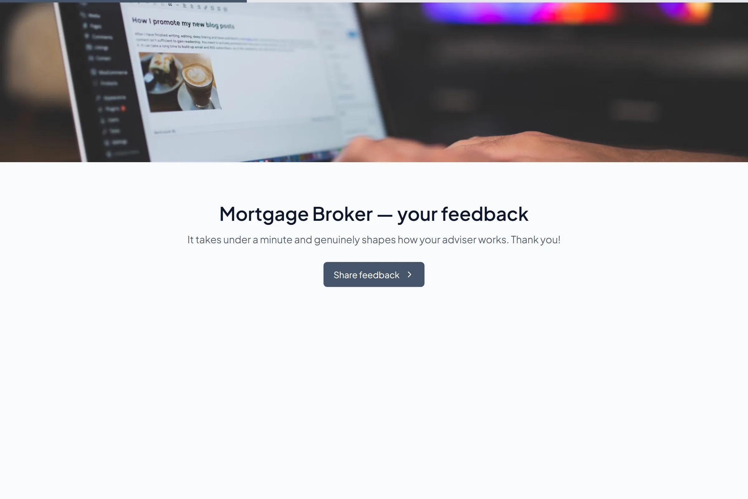 Mortgage Broker Satisfaction Survey template preview