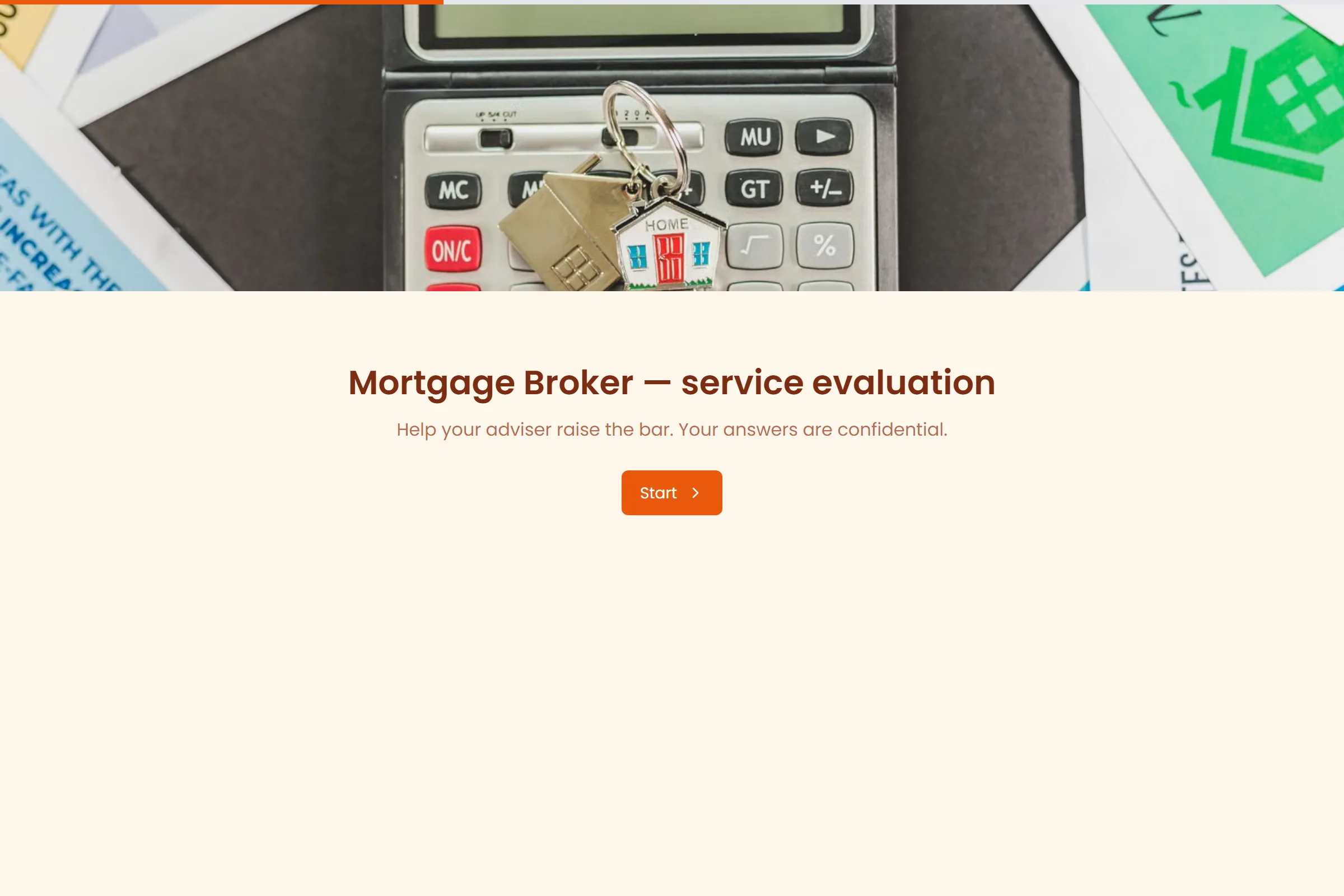 Mortgage Broker Service Evaluation template preview