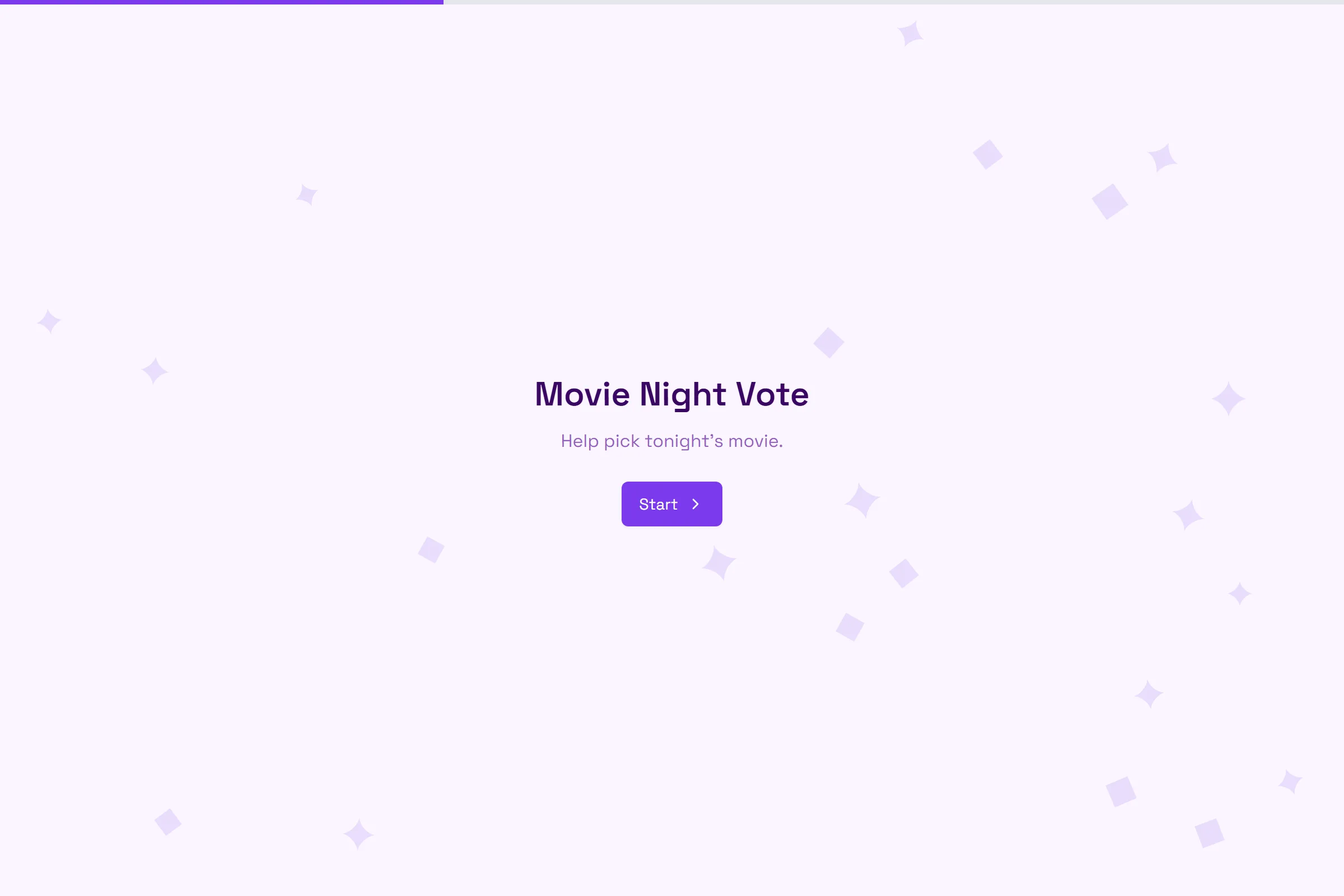 Movie Night Vote template preview