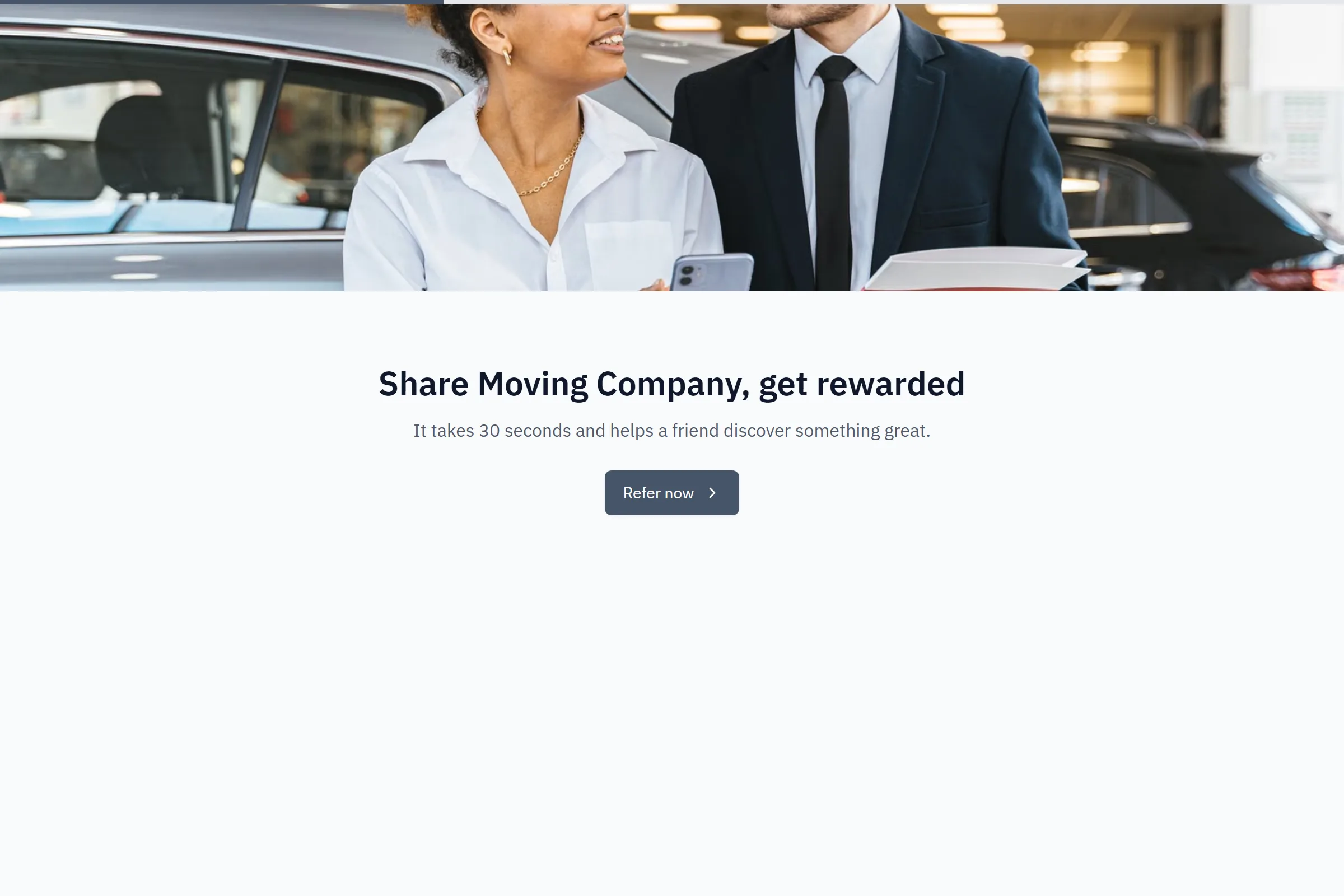 Moving Company Referral Form template preview