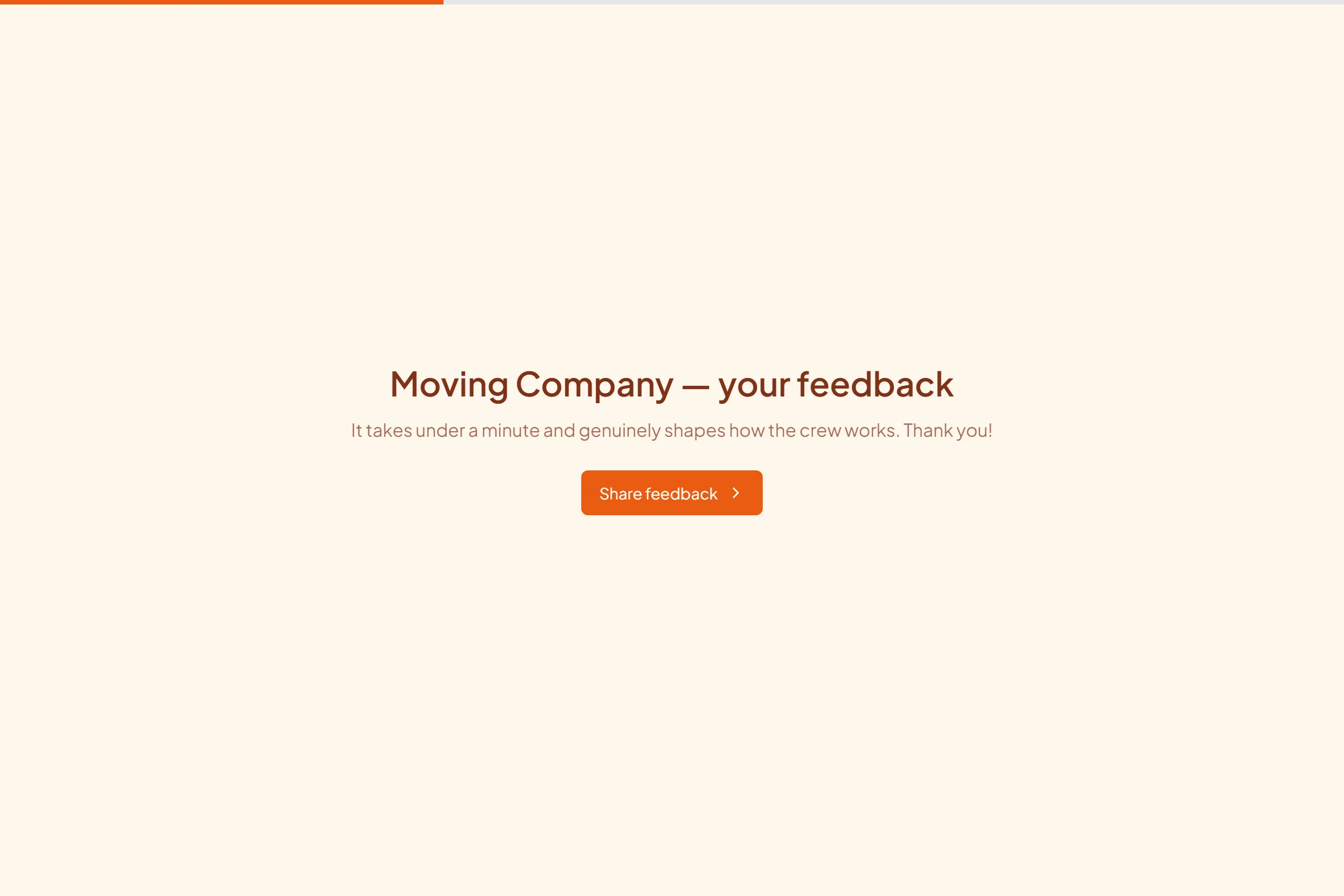 Moving Company Satisfaction Survey template preview