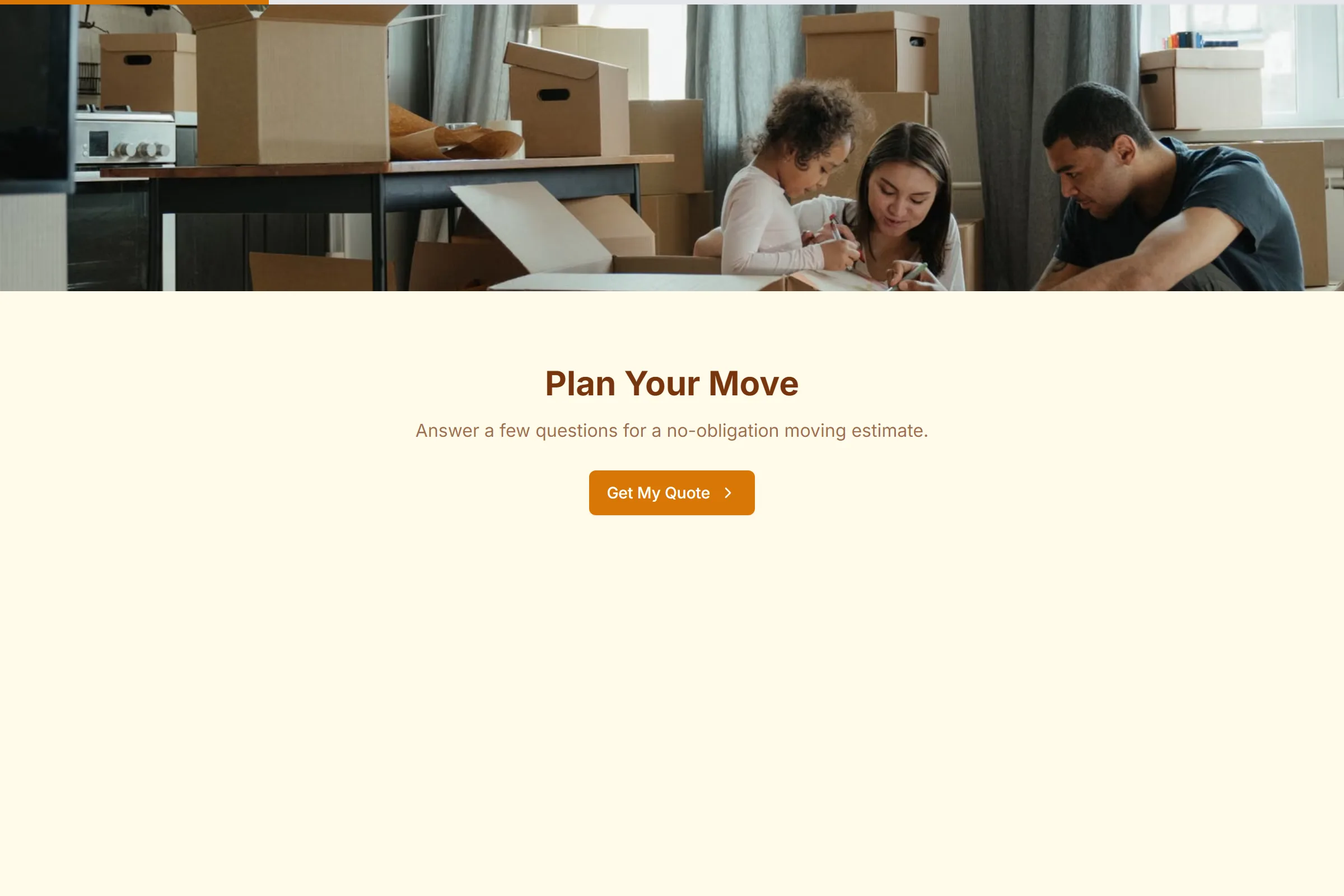 Moving & Relocation Quote template preview