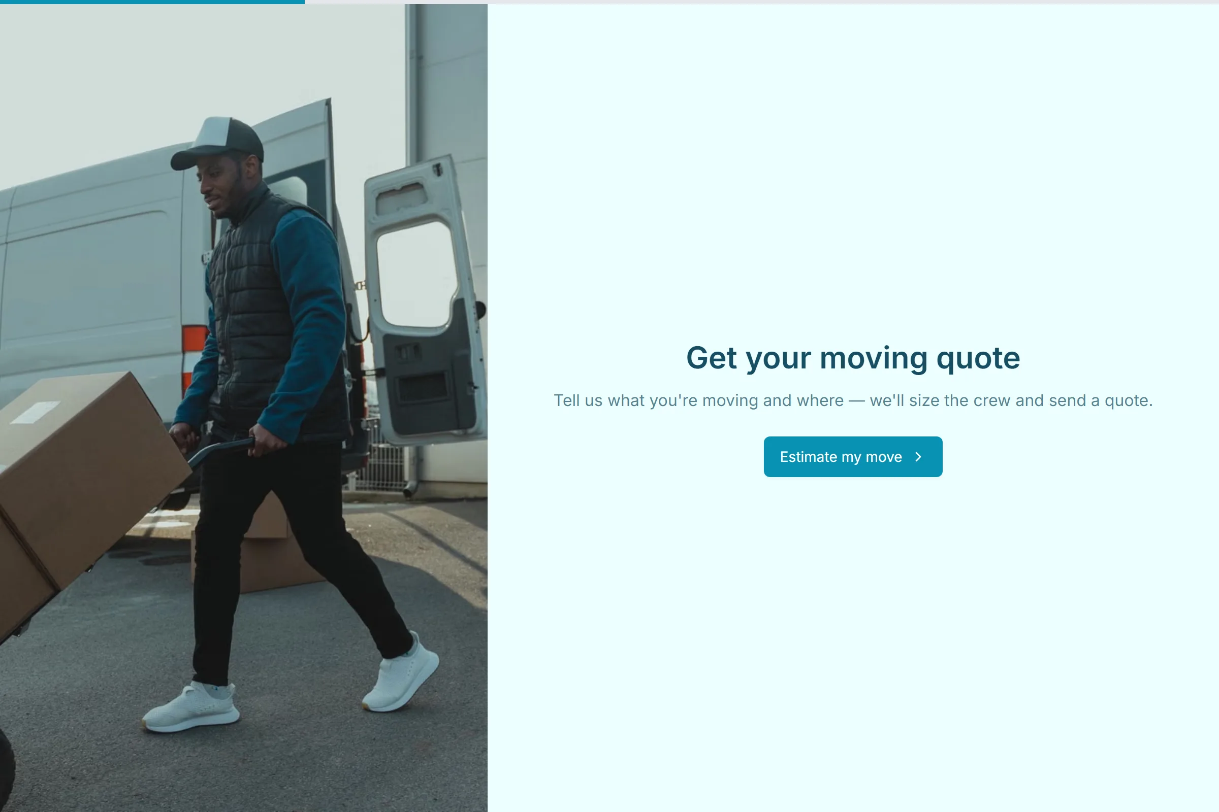Moving Services Quote template preview