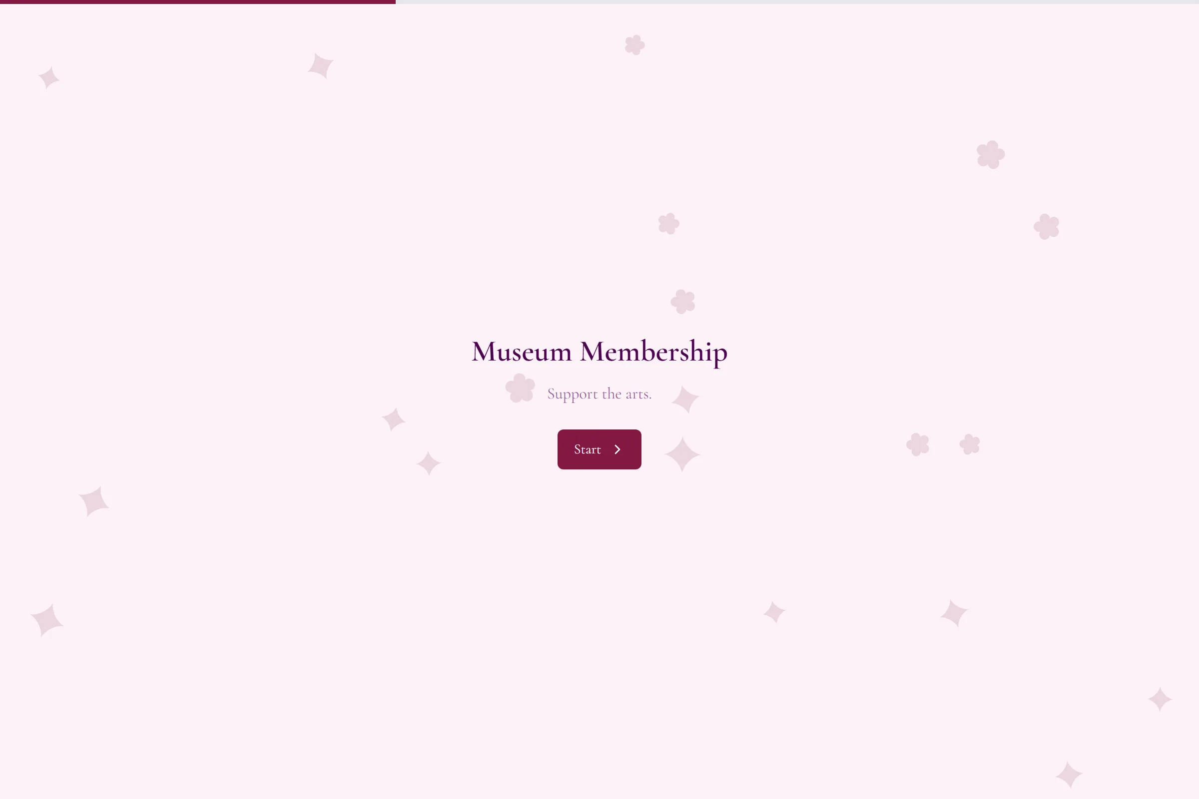 Museum Membership template preview