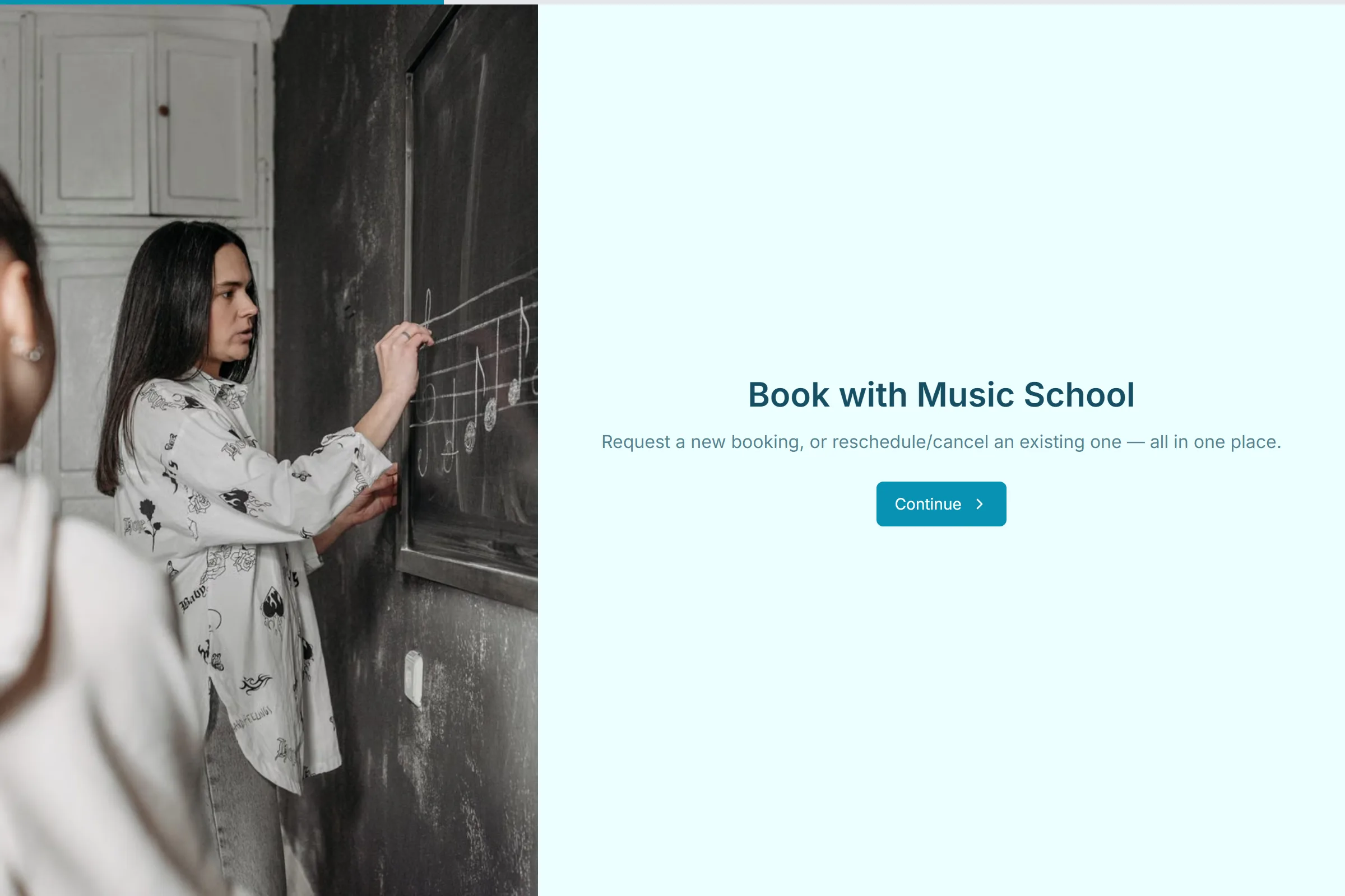 Music School Availability Form template preview