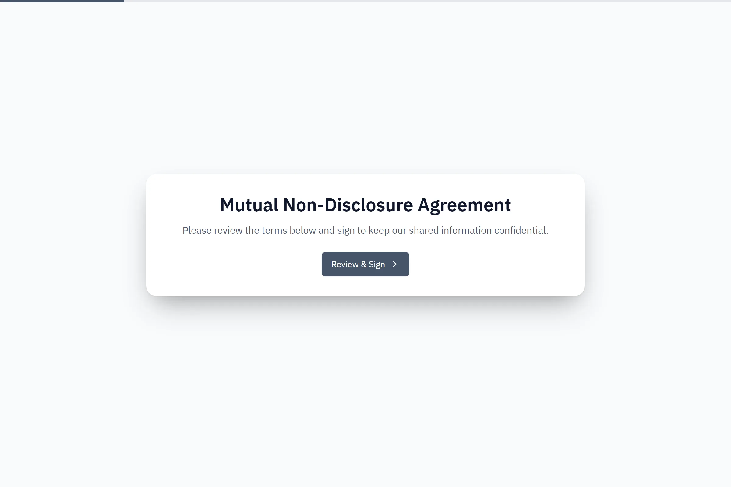 Mutual NDA & Confidentiality Agreement template preview