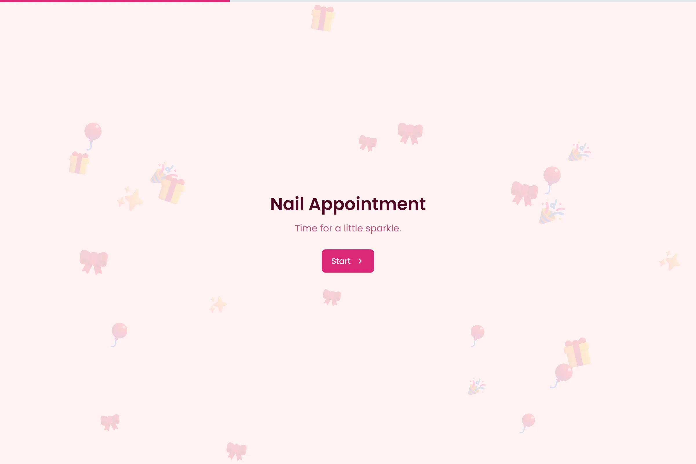 Nail Appointment template preview