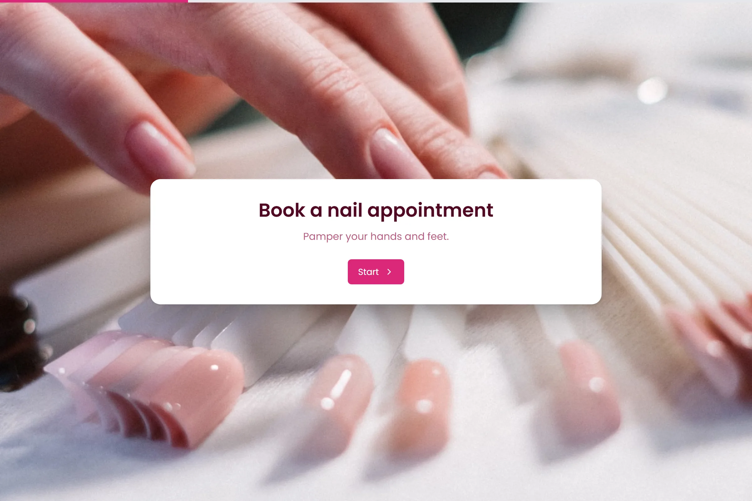 Nail Appointment template preview