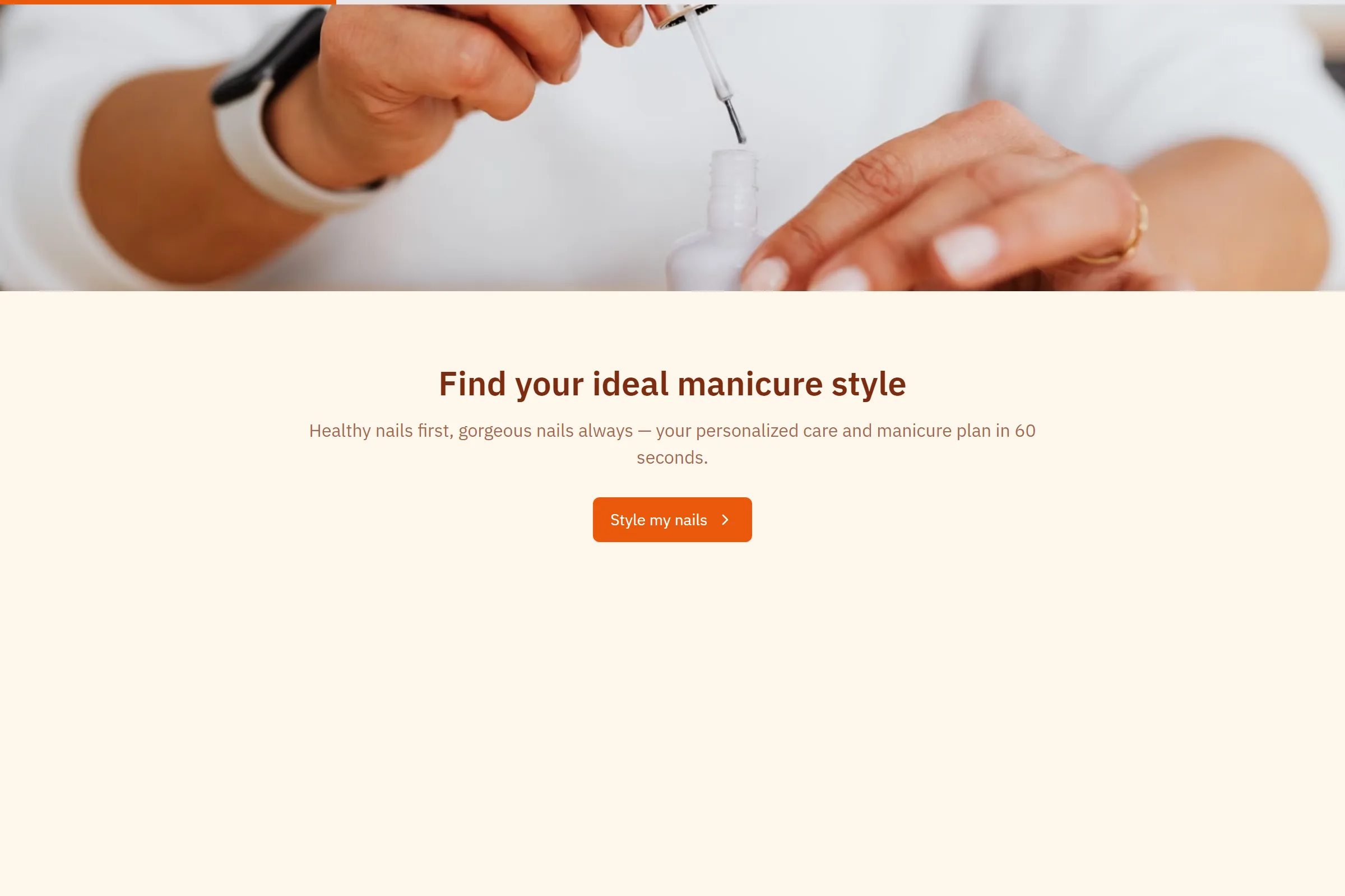 Nail Care & Manicure Style Finder template preview