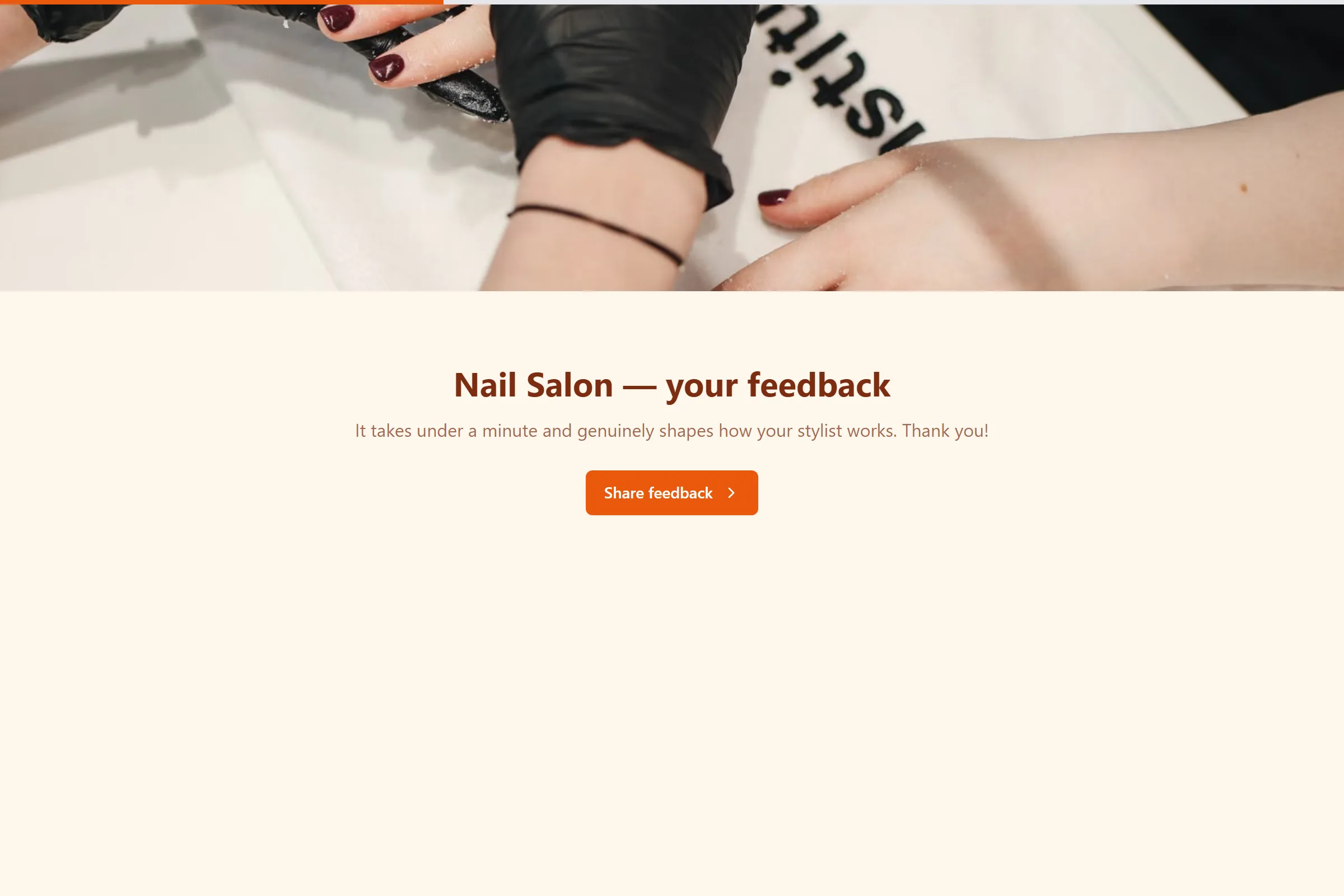 Nail Salon Satisfaction Survey template preview