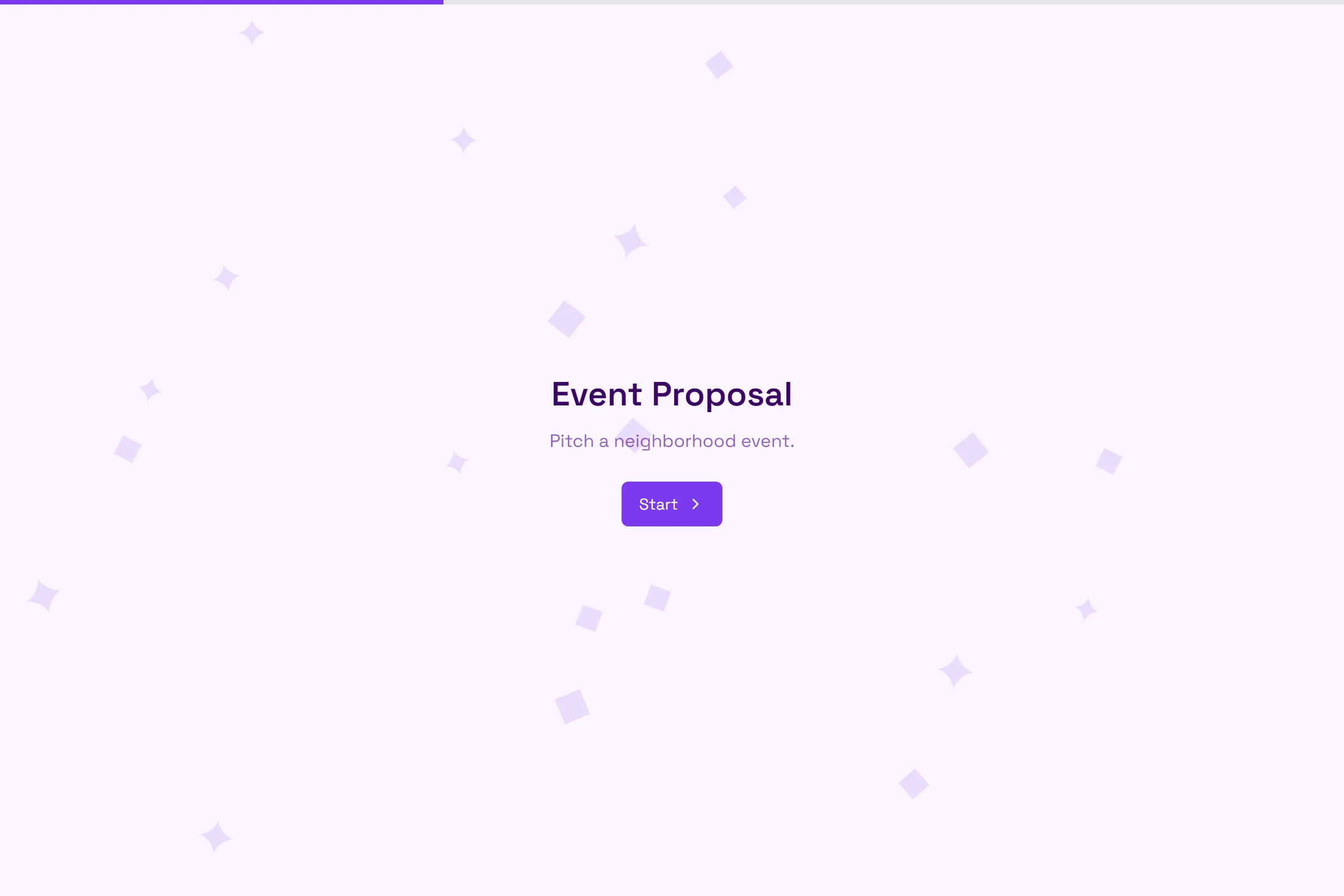 Event Proposal template preview