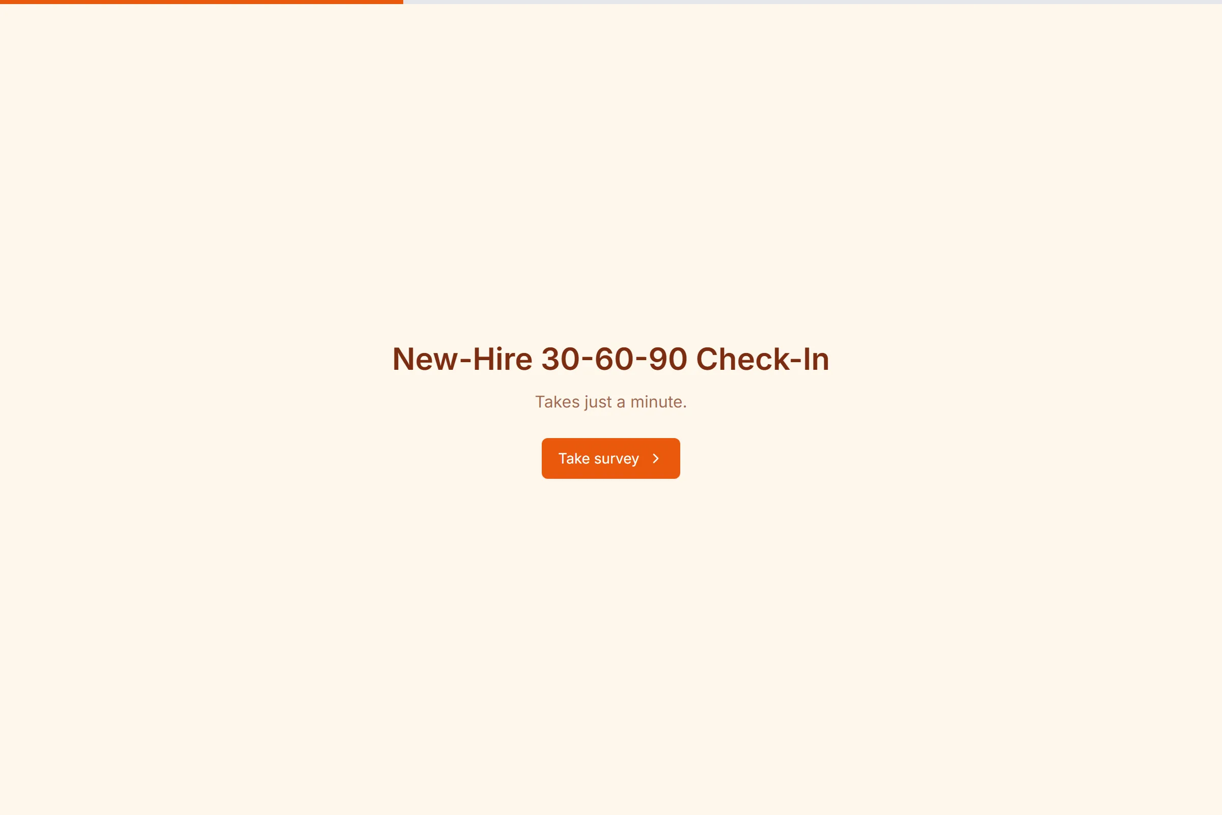 New-Hire 30-60-90 Check-In template preview