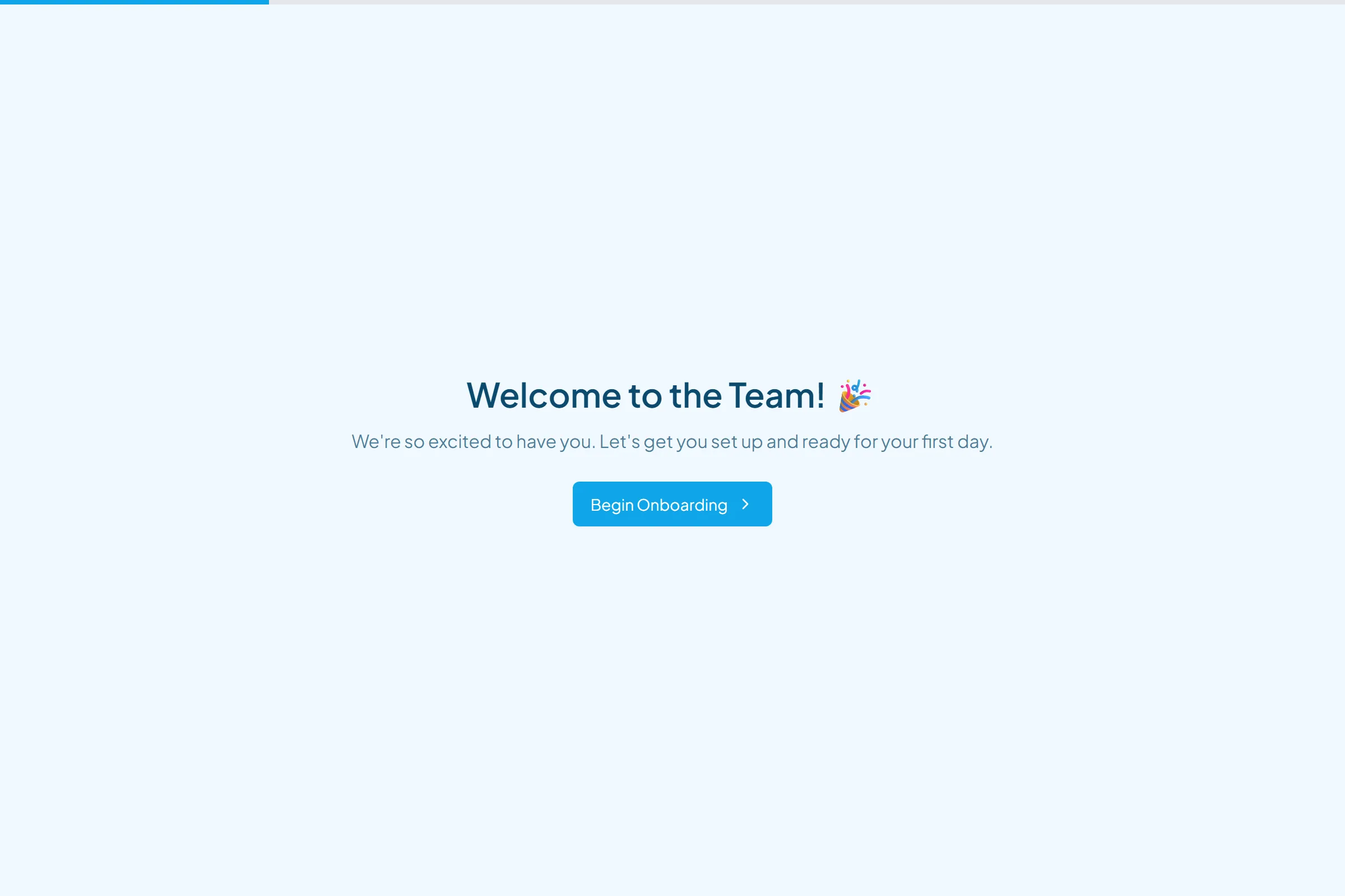 New Hire Onboarding Portal template preview