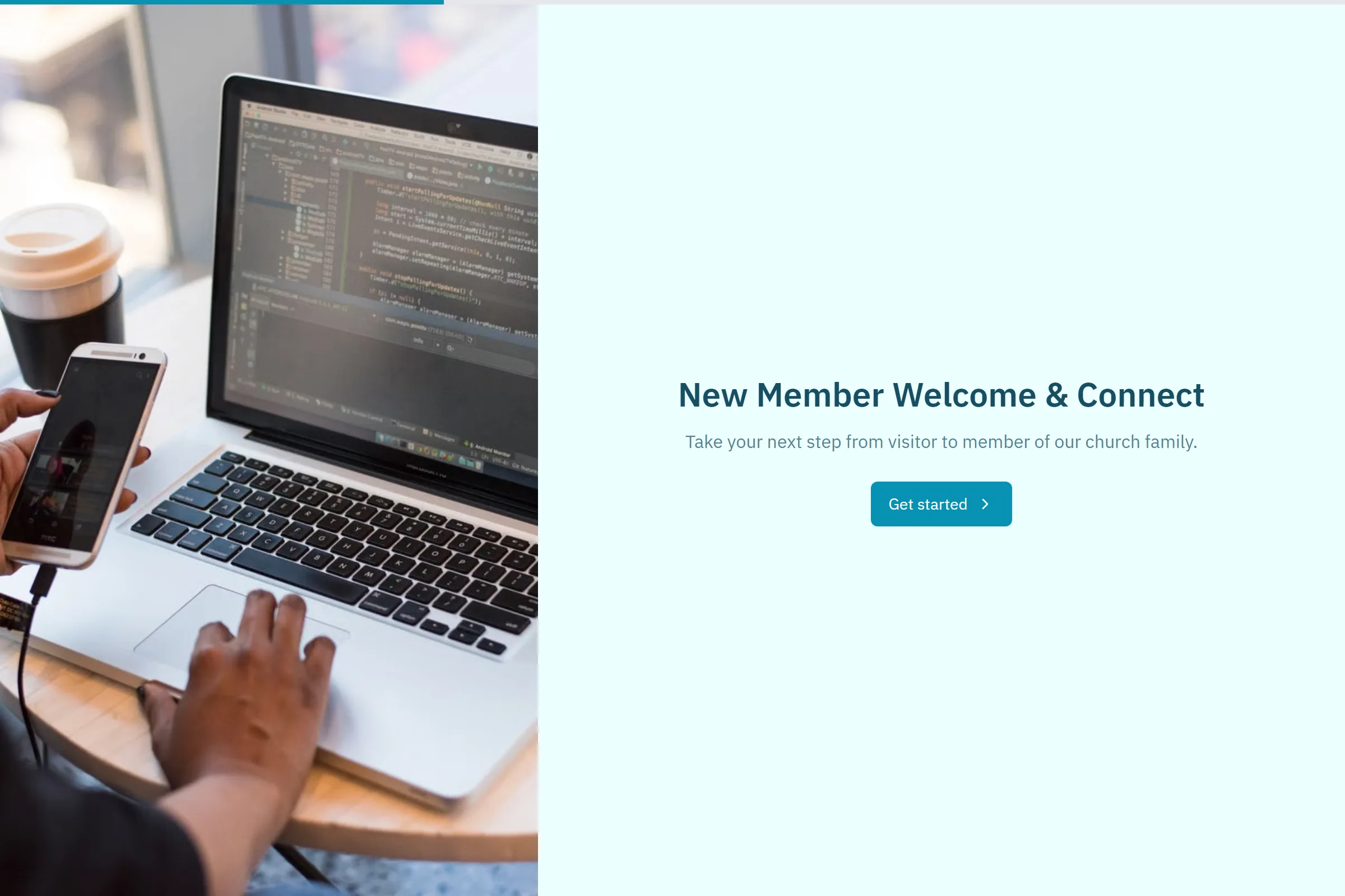 New Member Welcome & Connect template preview