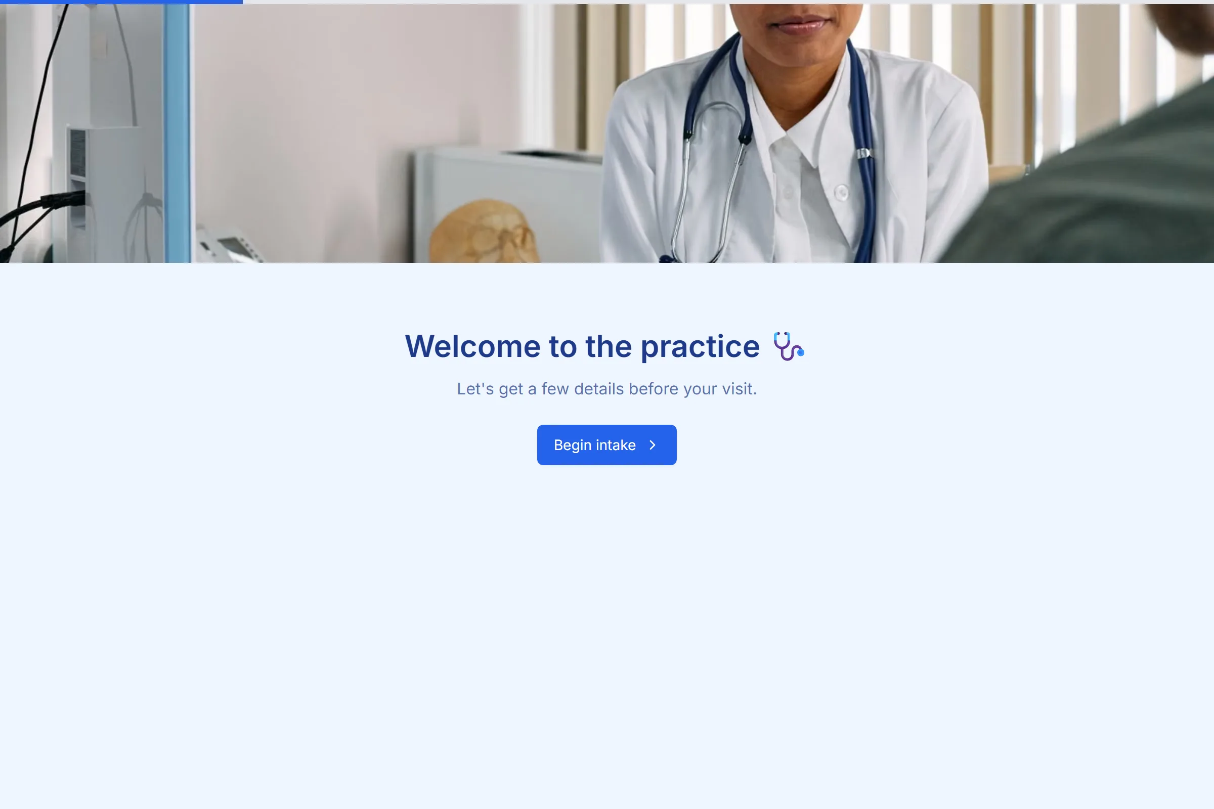New Patient Intake Form template preview