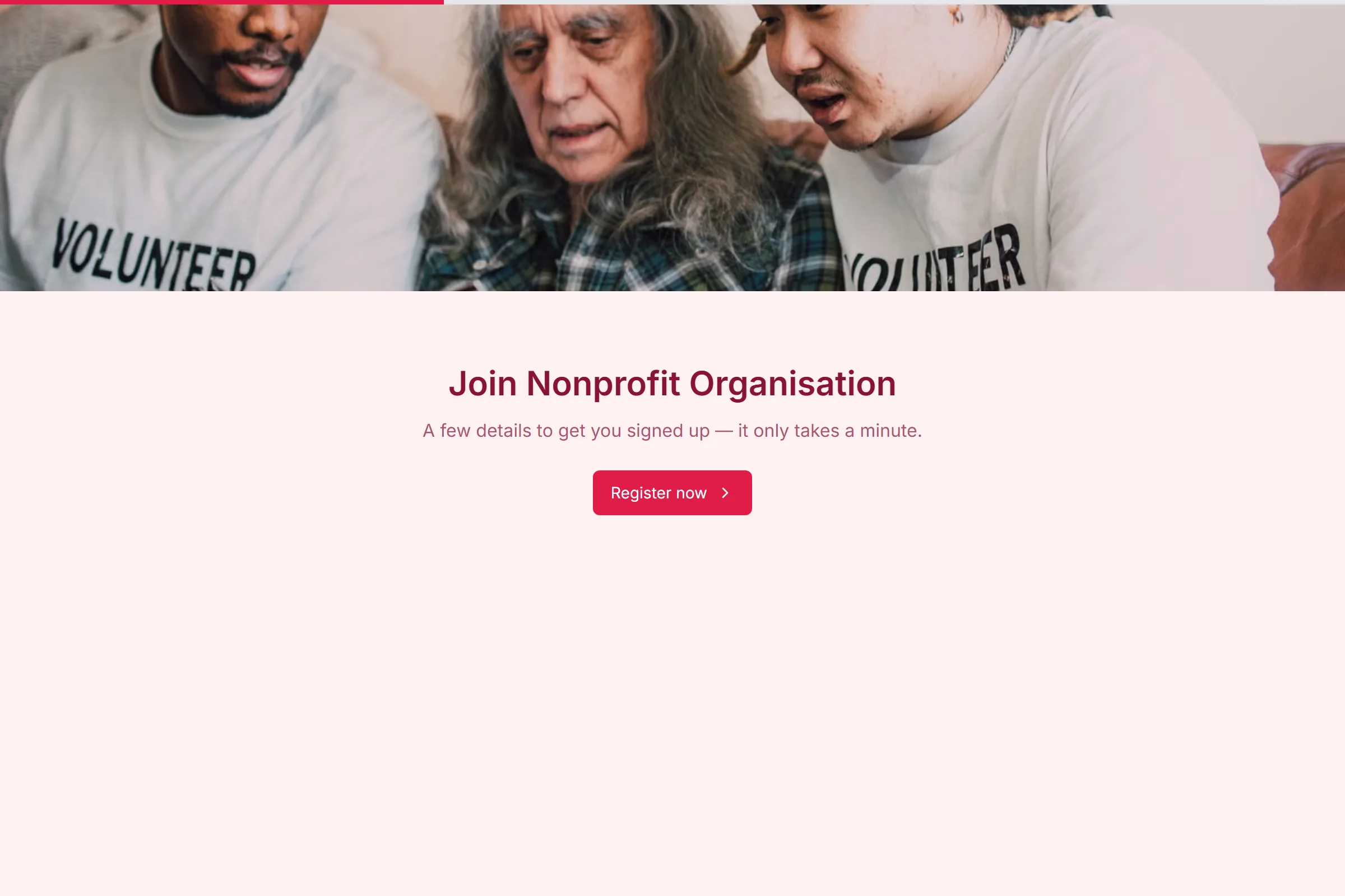 Nonprofit Organisation Membership Application template preview