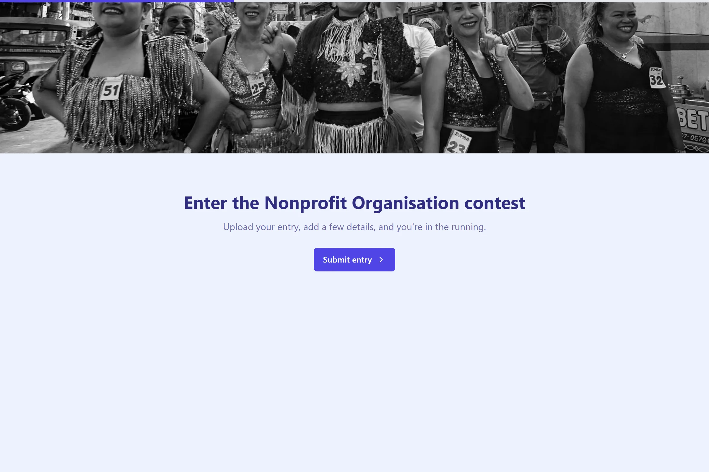 Nonprofit Organisation Photo Contest Entry template preview