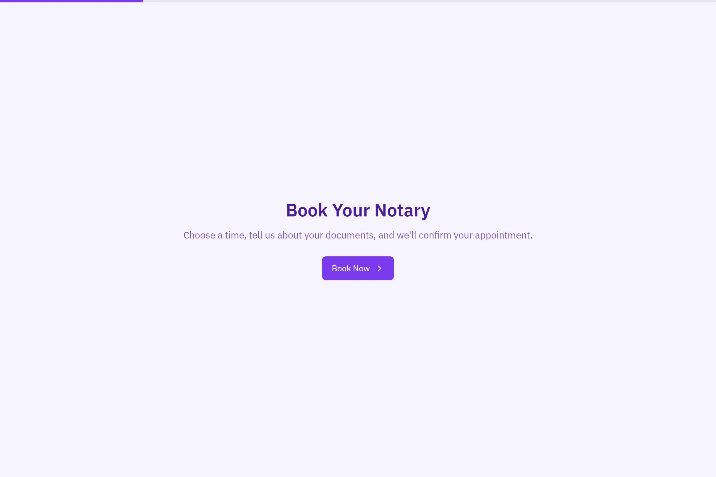 Notary Appointment Booking template preview