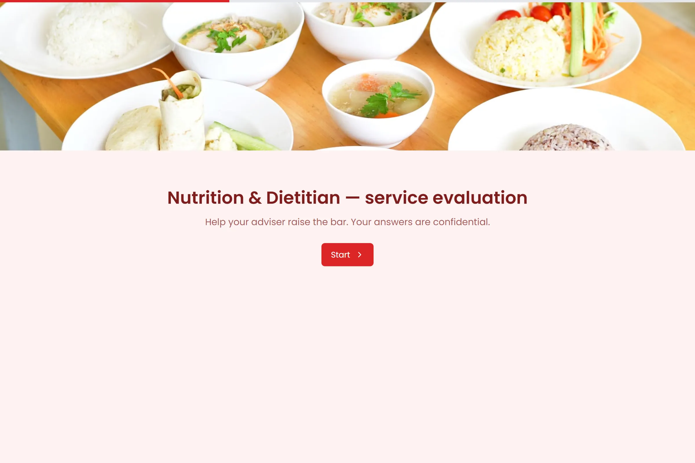 Nutrition & Dietitian Service Evaluation template preview