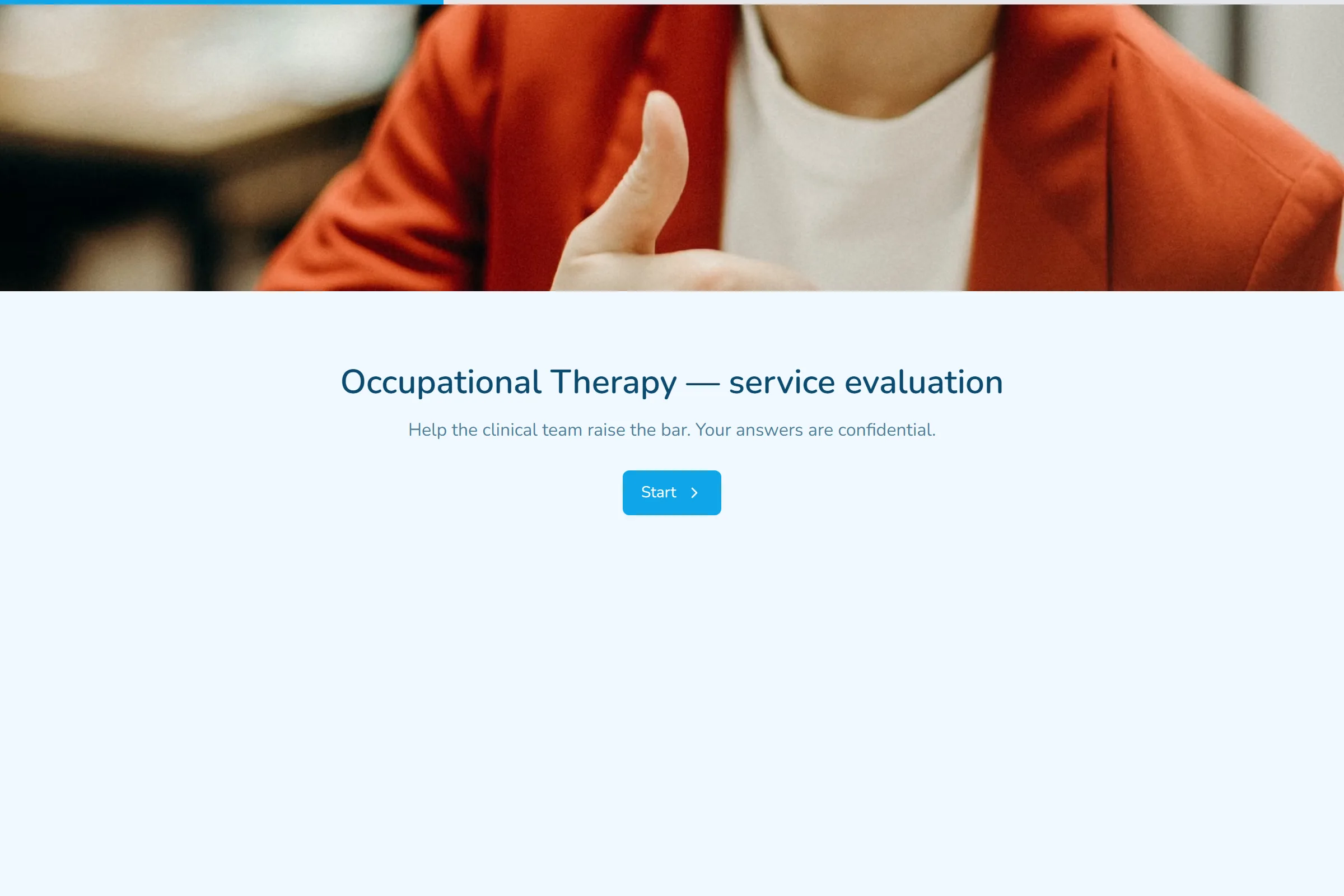 Occupational Therapy Service Evaluation template preview