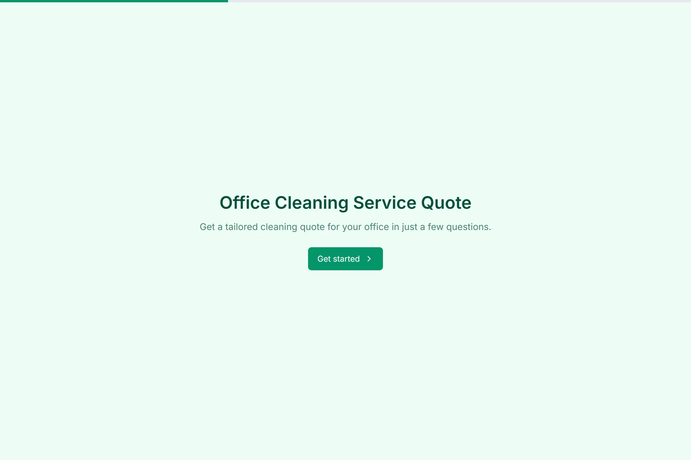 Office Cleaning Service Quote template preview