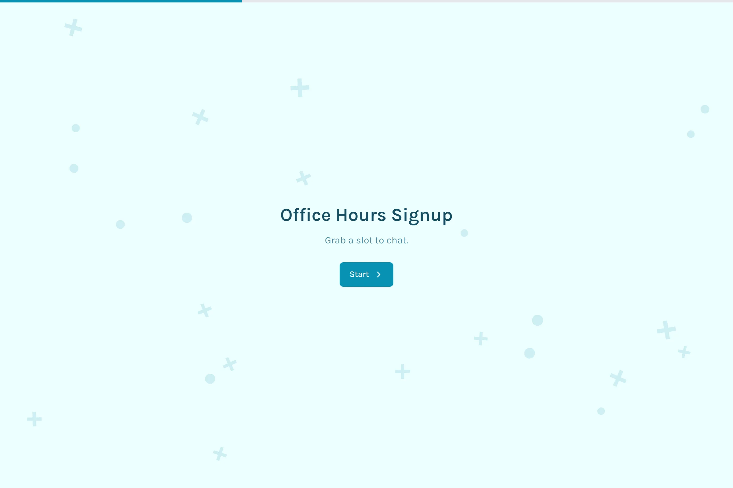 Office Hours Signup template preview