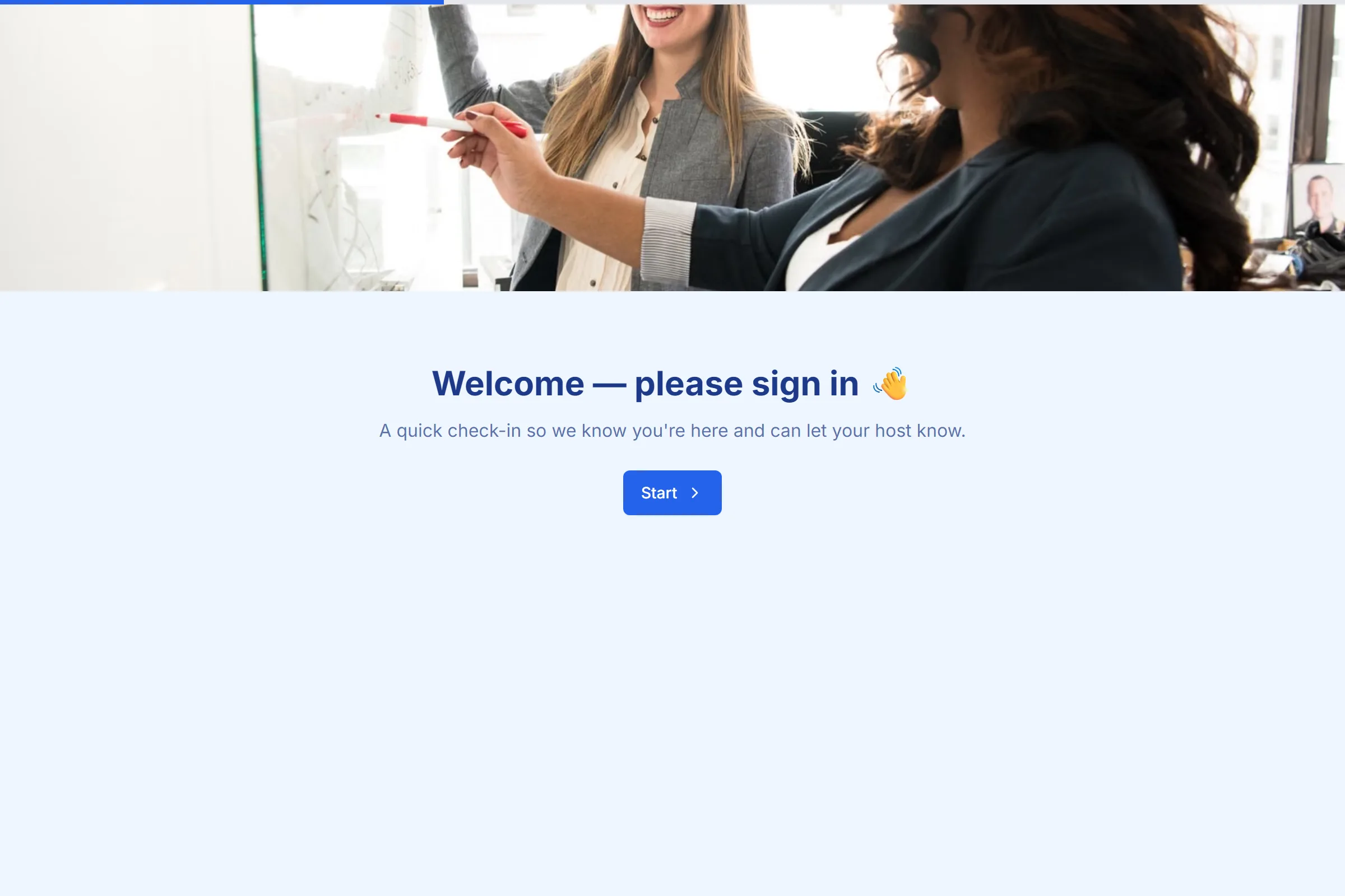 Office Visitor Sign-In template preview