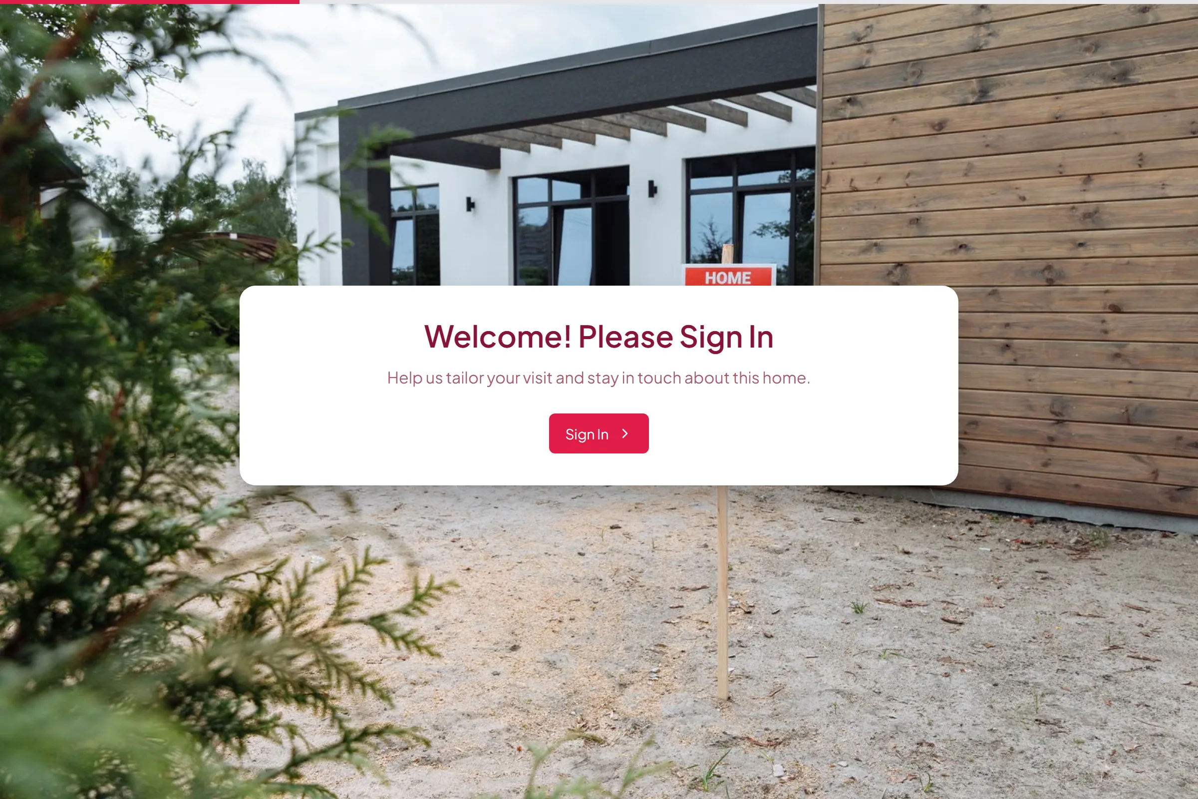 Open House Registration template preview