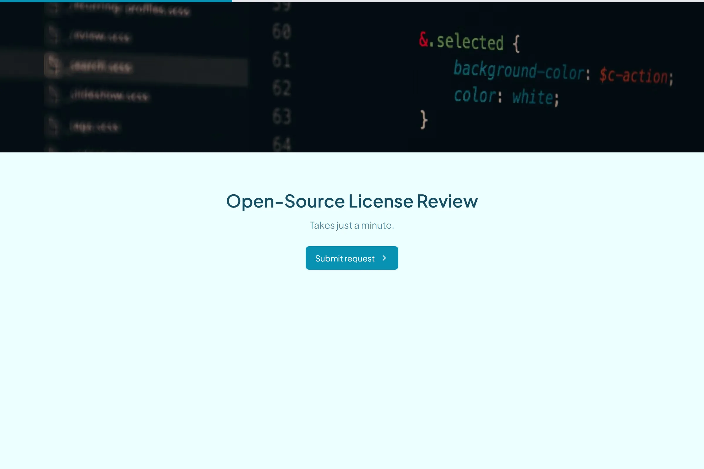 Open-Source License Review template preview