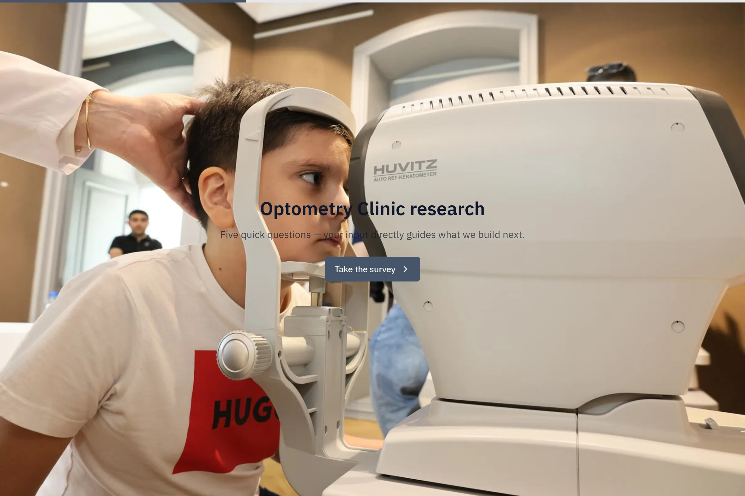 Optometry Clinic Market Research Survey template preview