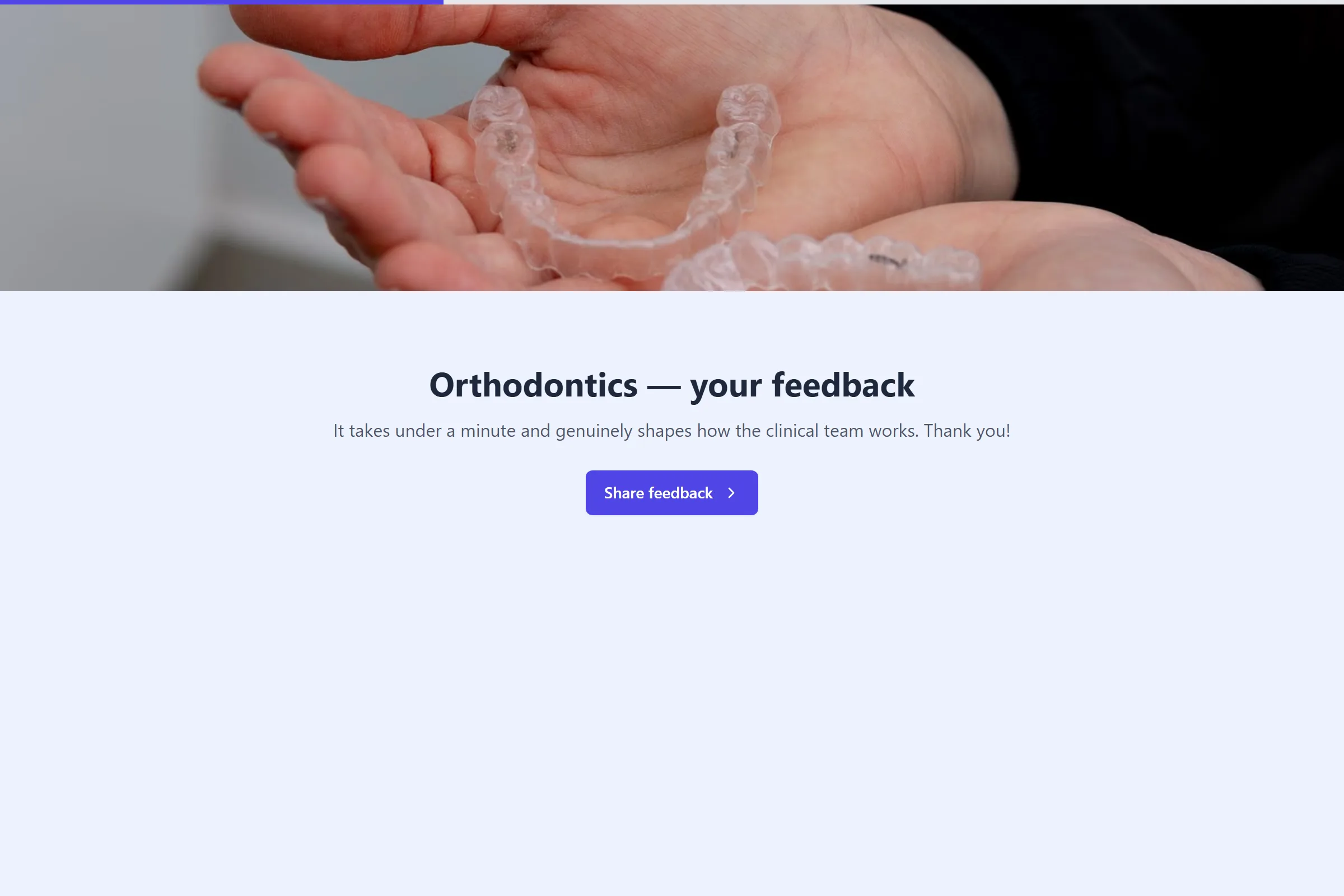 Orthodontics Satisfaction Survey template preview