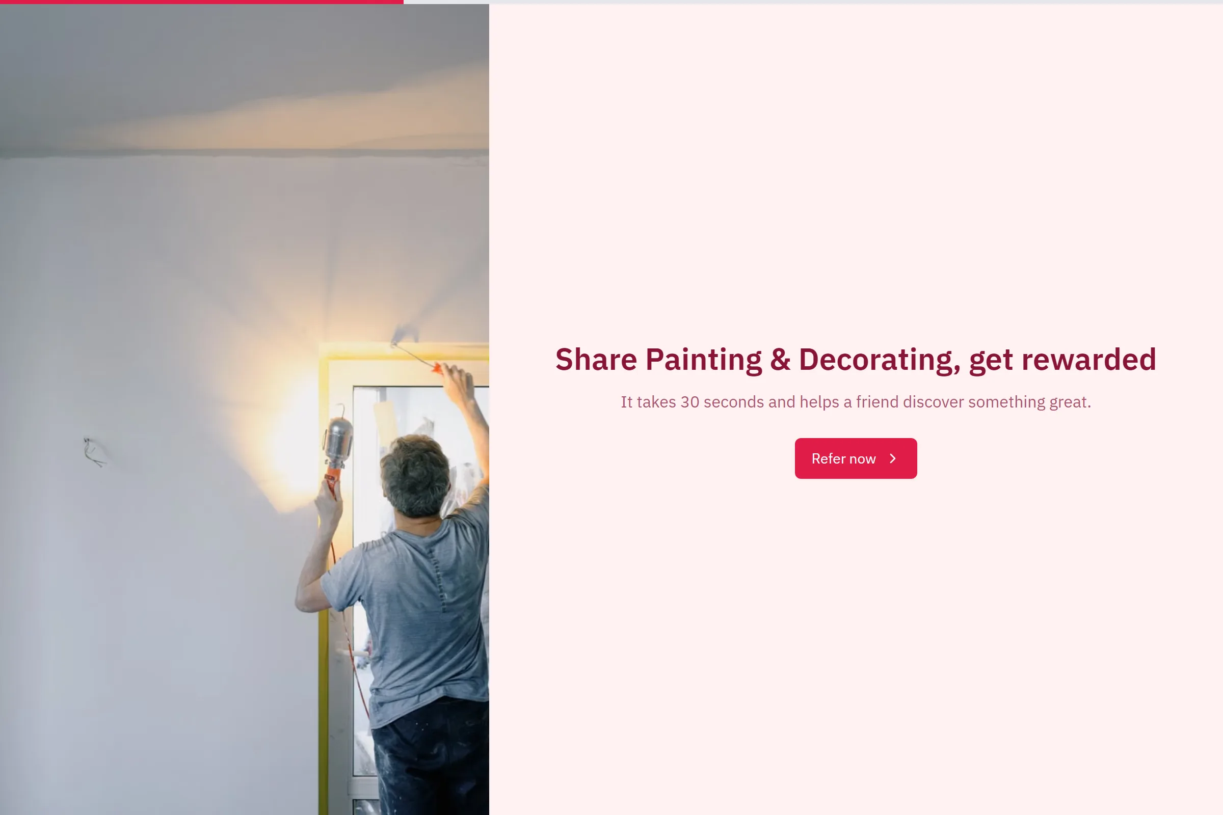 Painting & Decorating Referral Form template preview