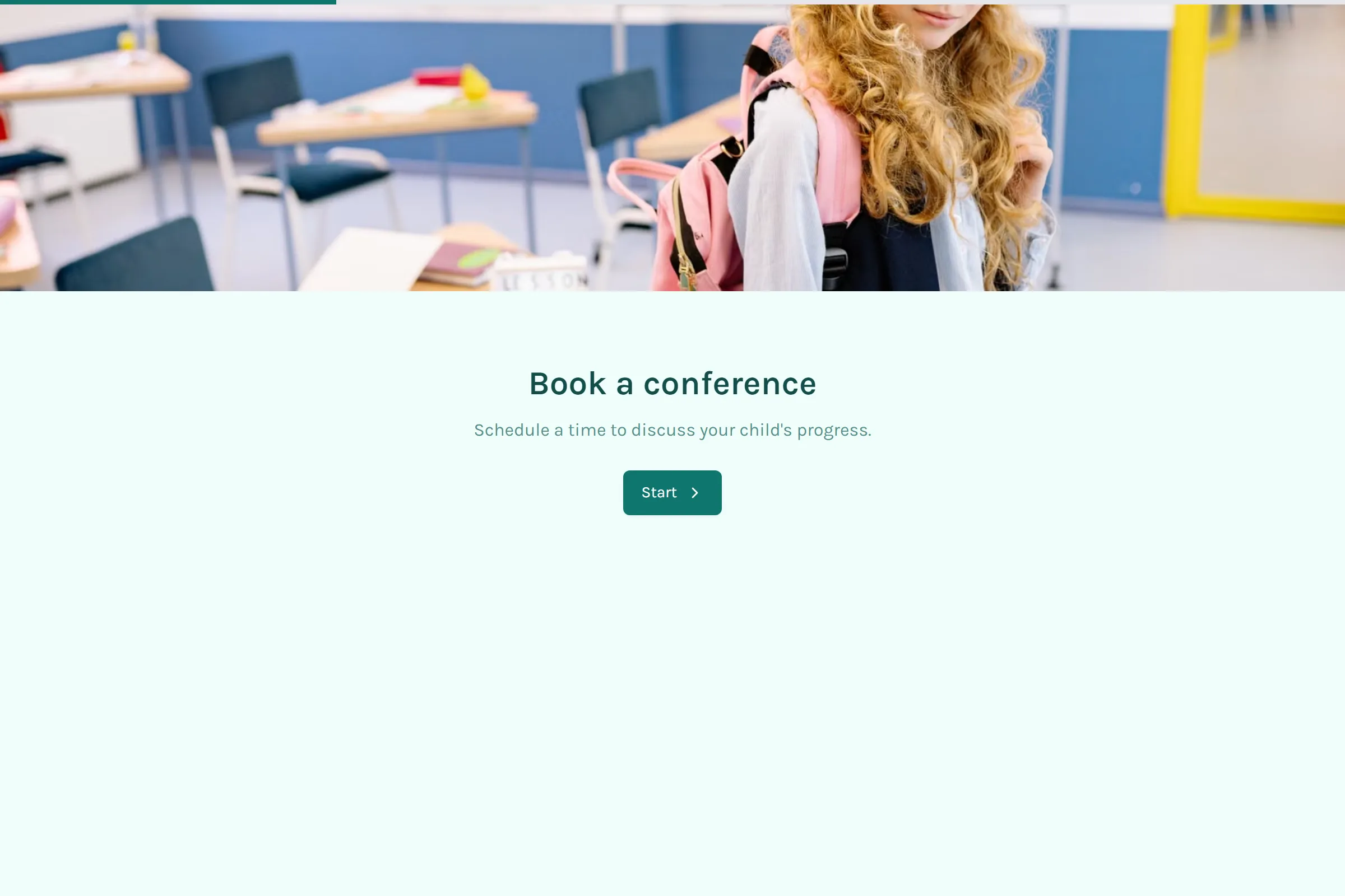 Parent-Teacher Conference template preview