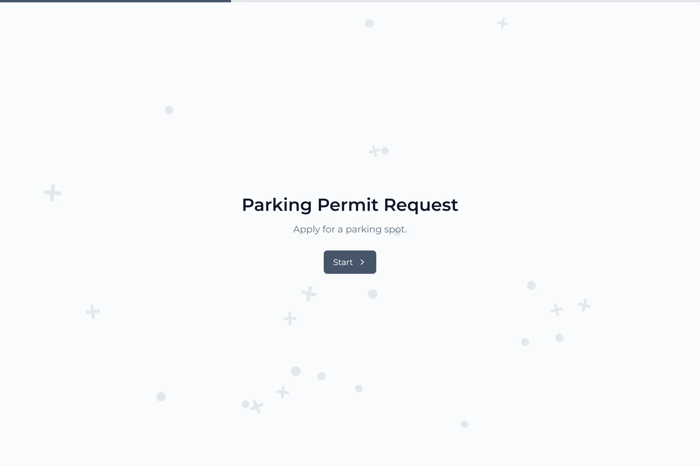Parking Permit Request template preview