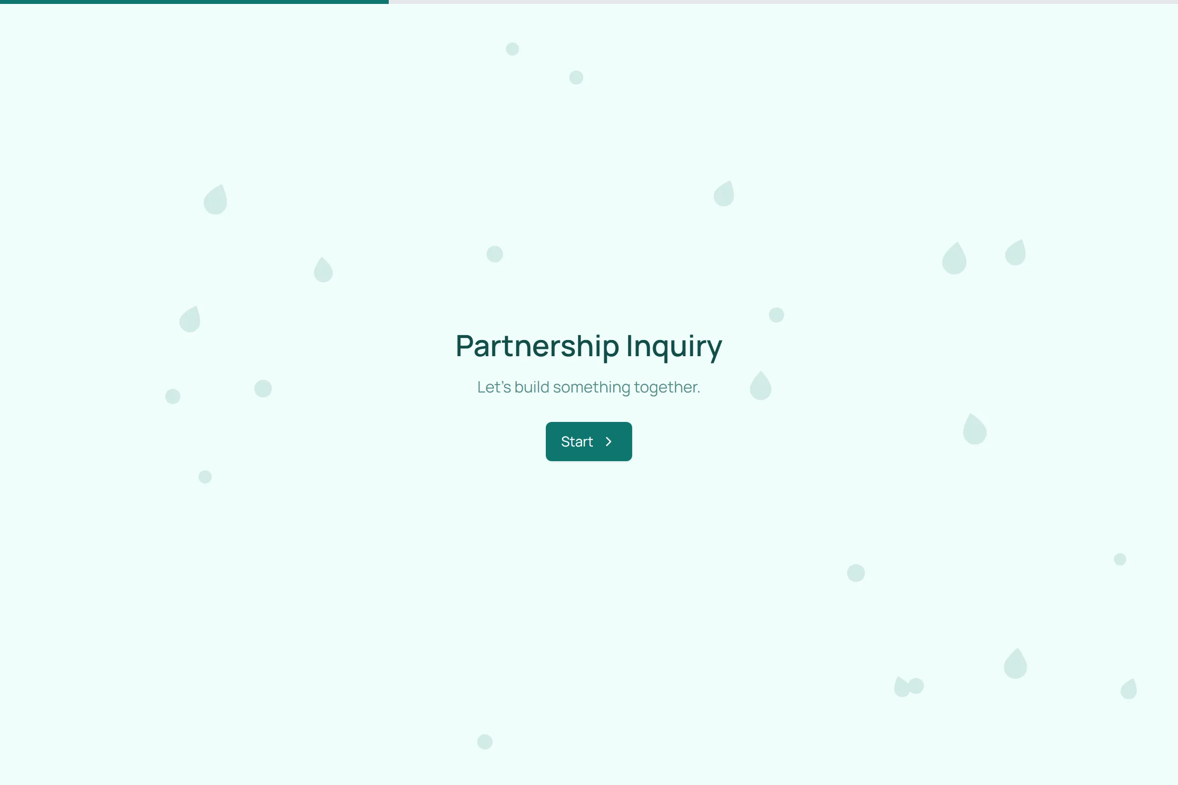 Partnership Inquiry template preview