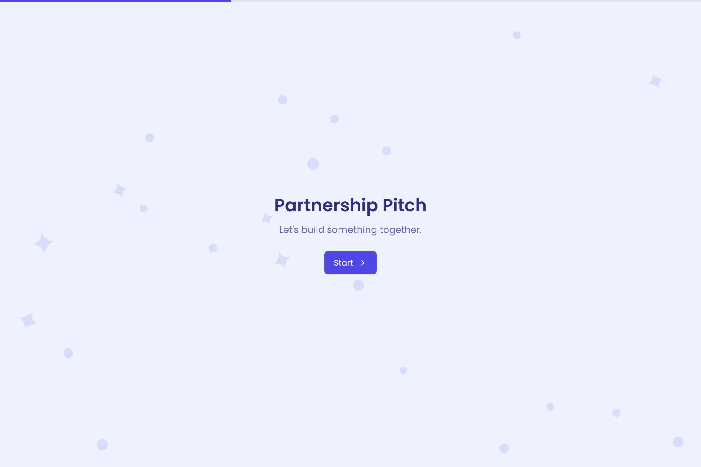 Partnership Pitch template preview