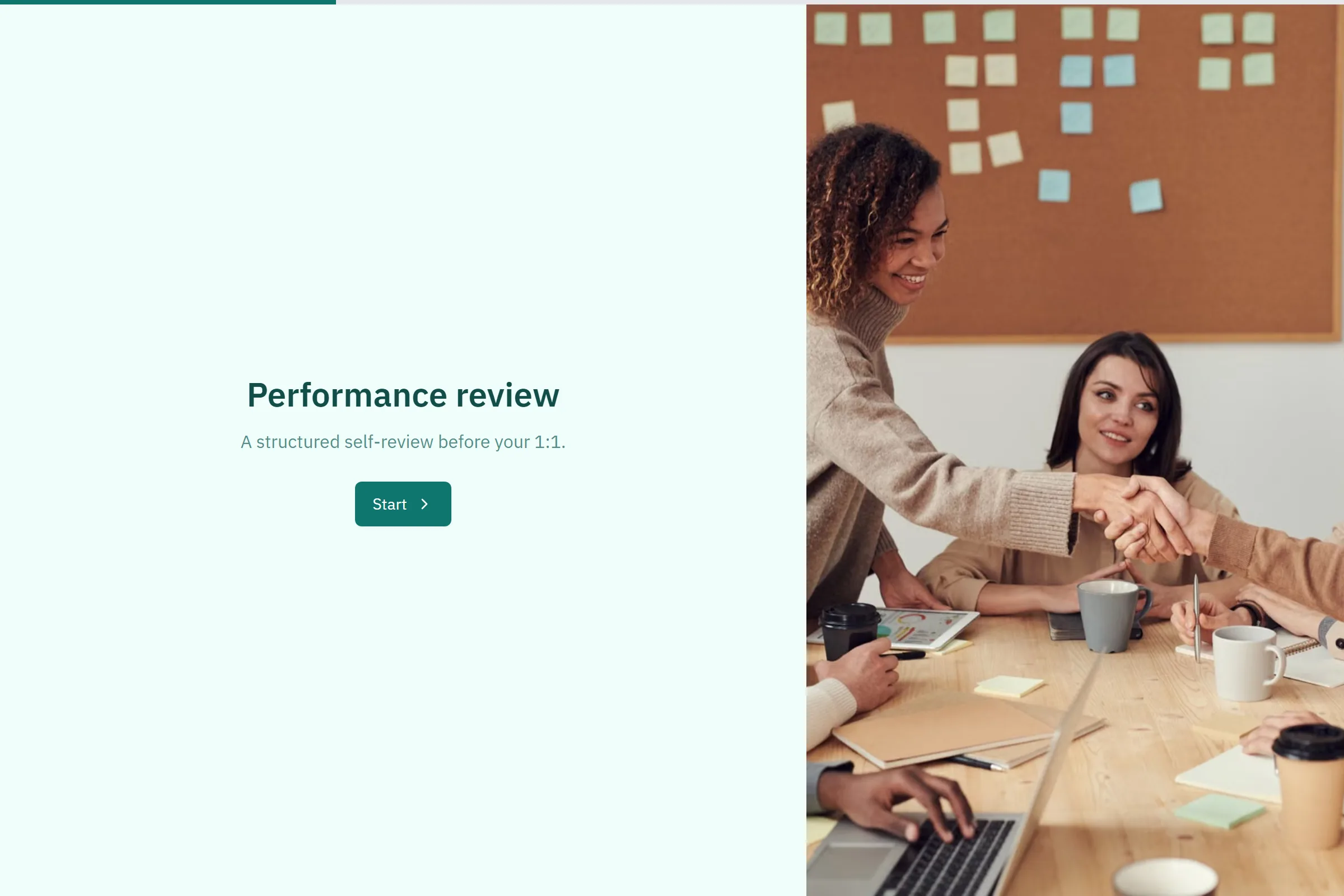 Performance Self-Review template preview