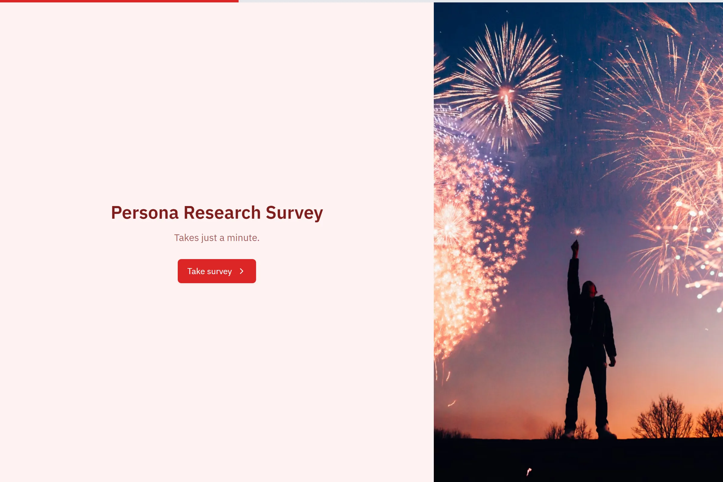 Persona Research Survey template preview