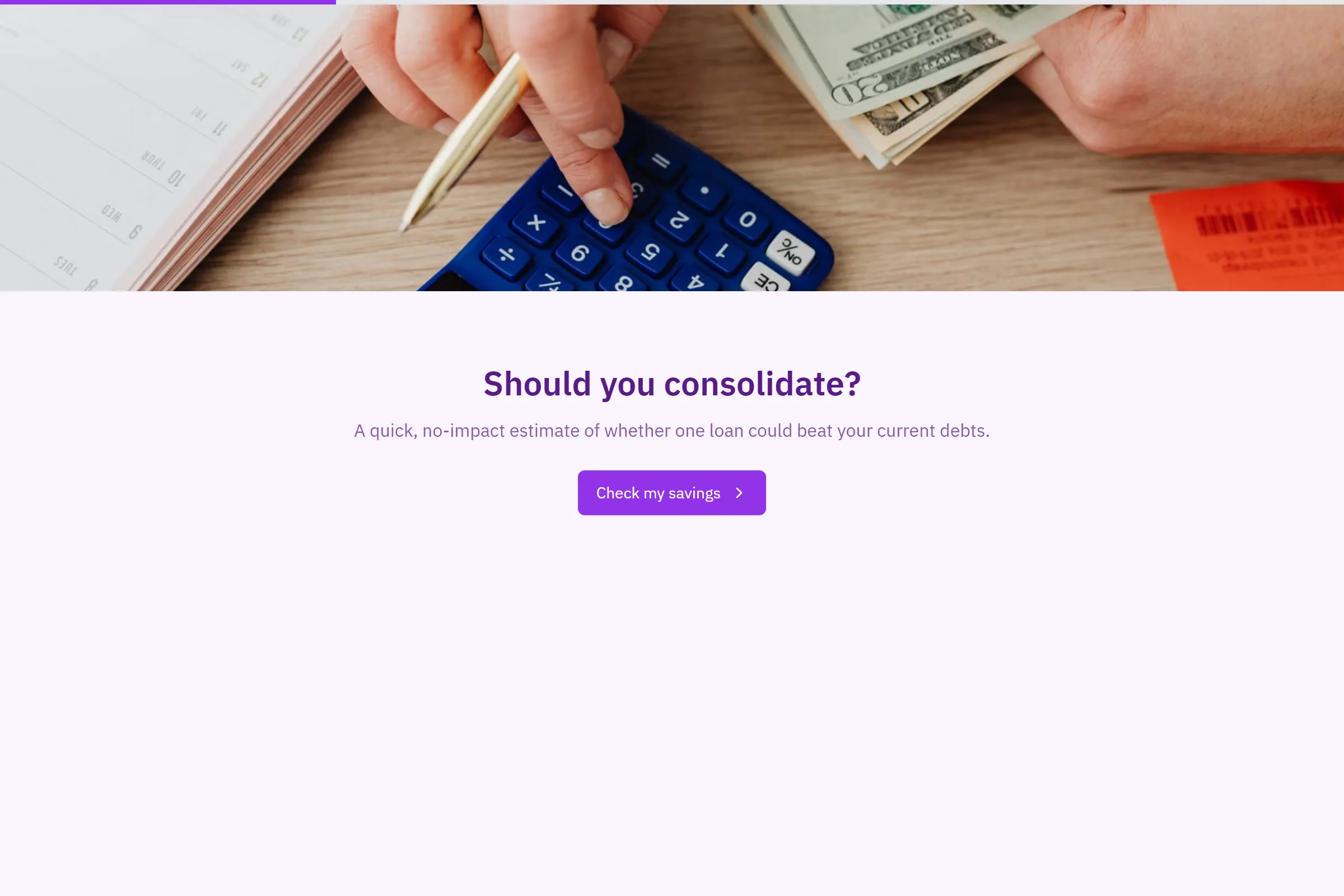 Personal Loan Debt Consolidation Check template preview