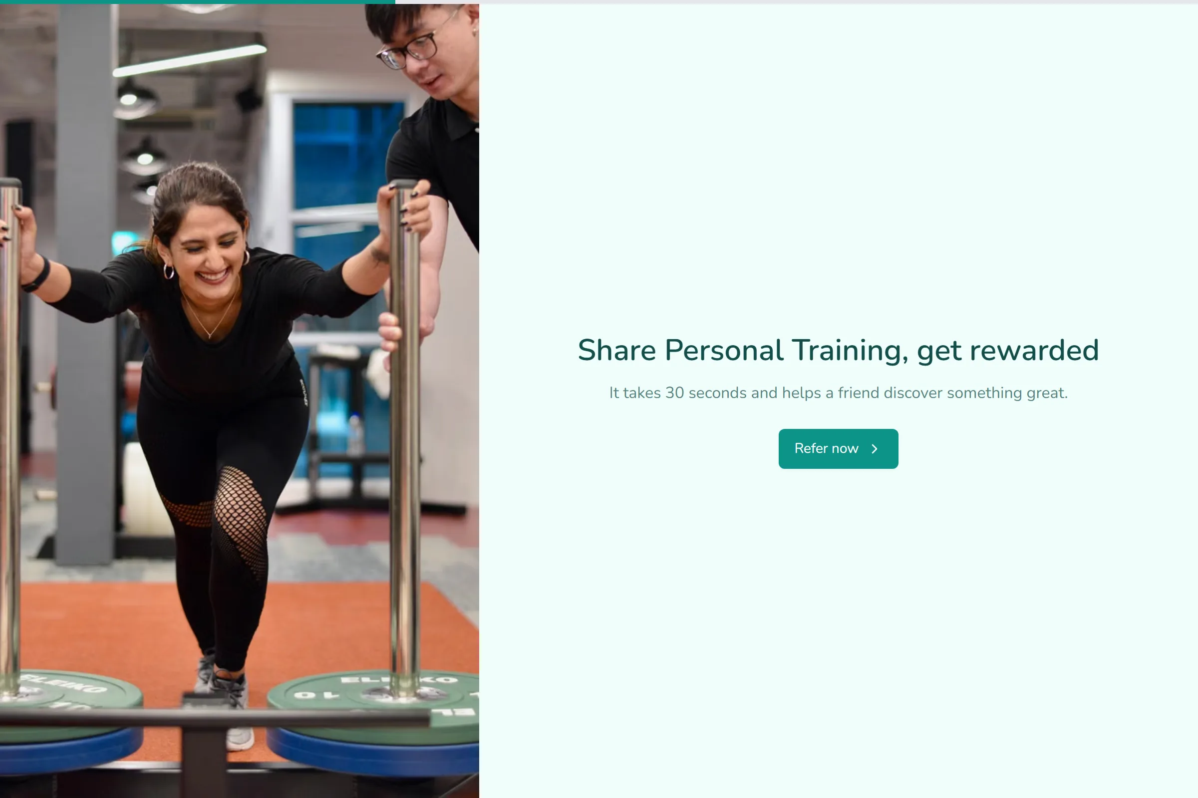Personal Training Referral Form template preview