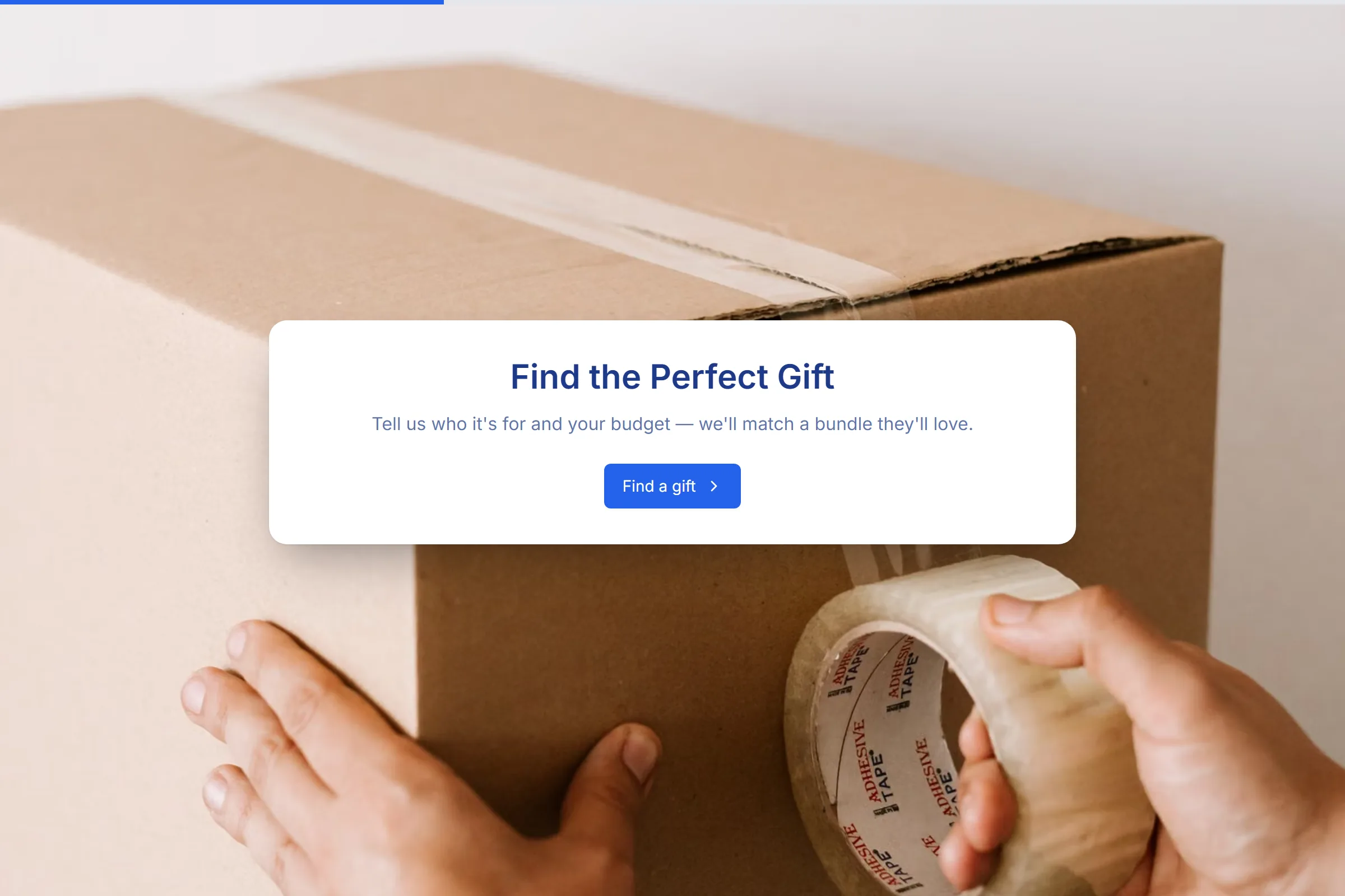 Personalized Gift Finder template preview