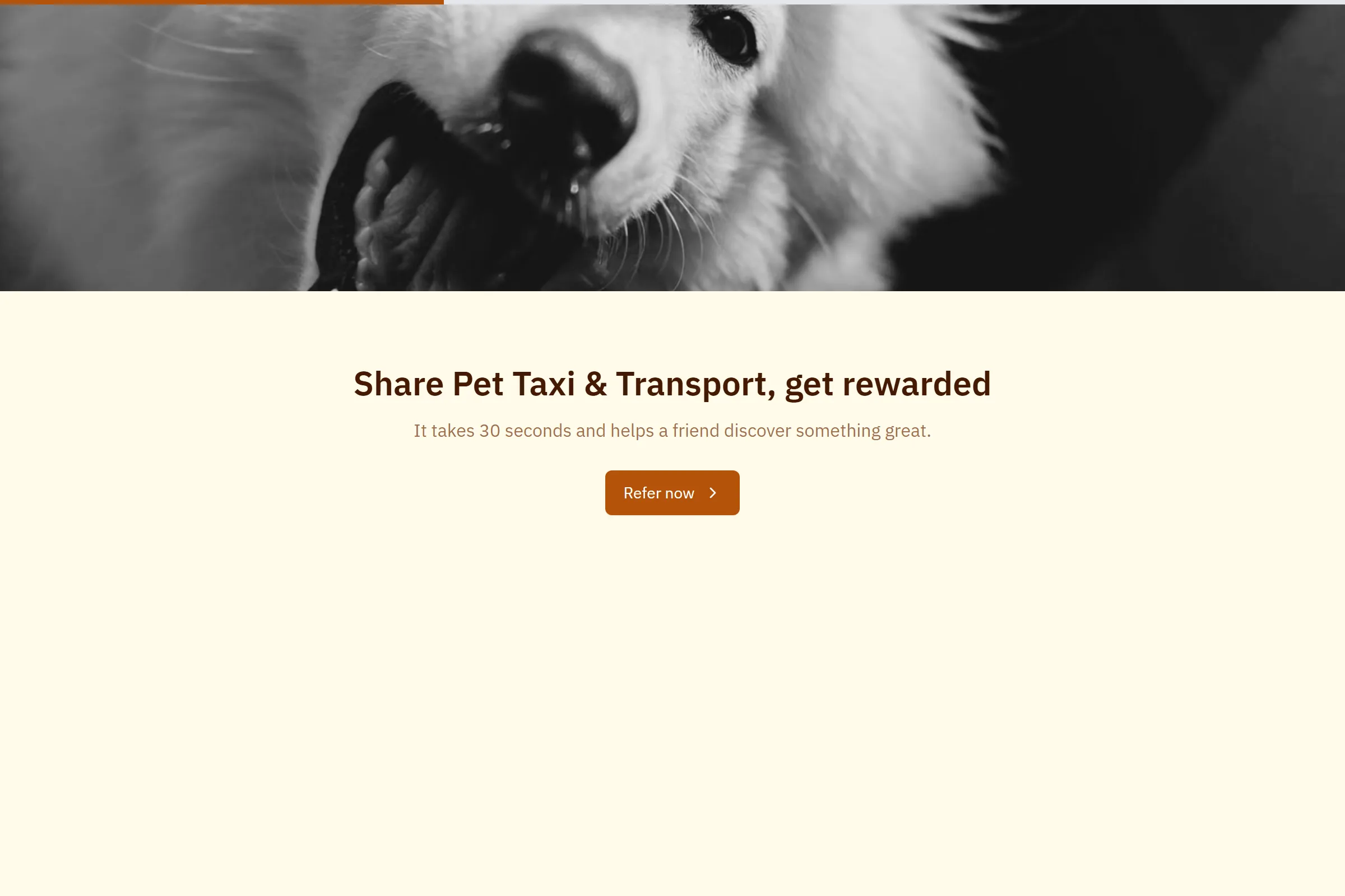 Pet Taxi & Transport Referral Form template preview