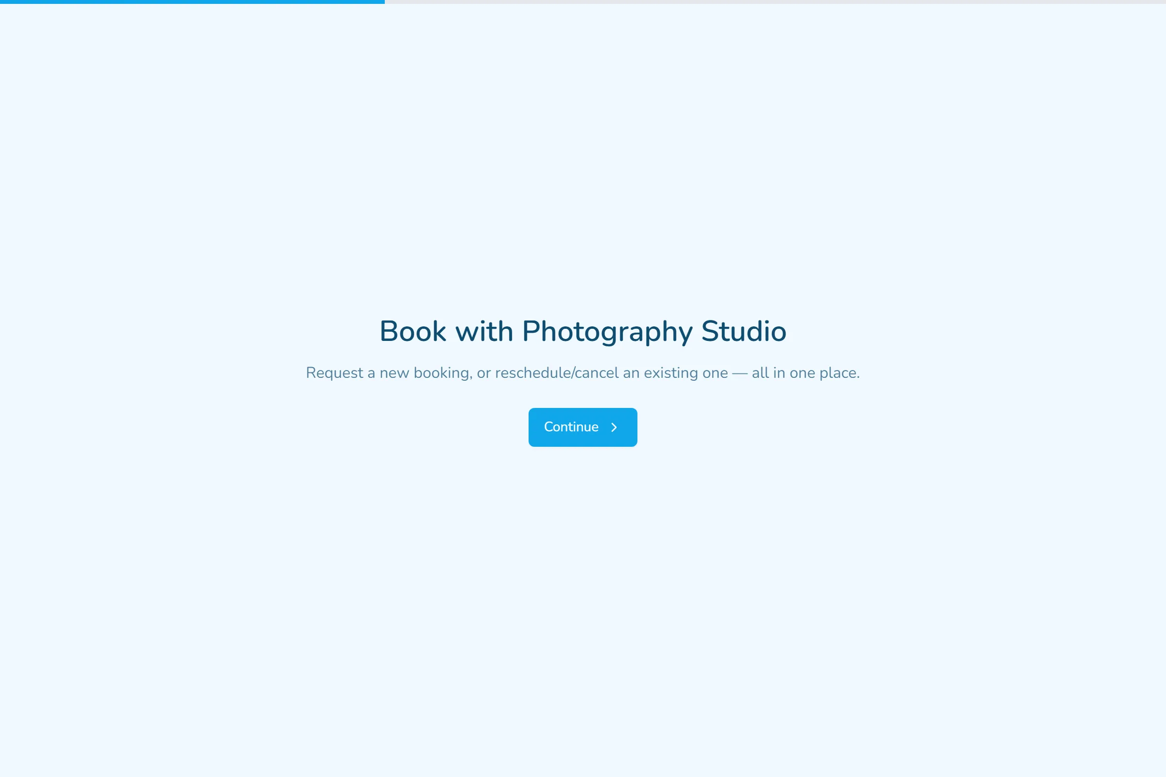 Photography Studio Availability Form template preview