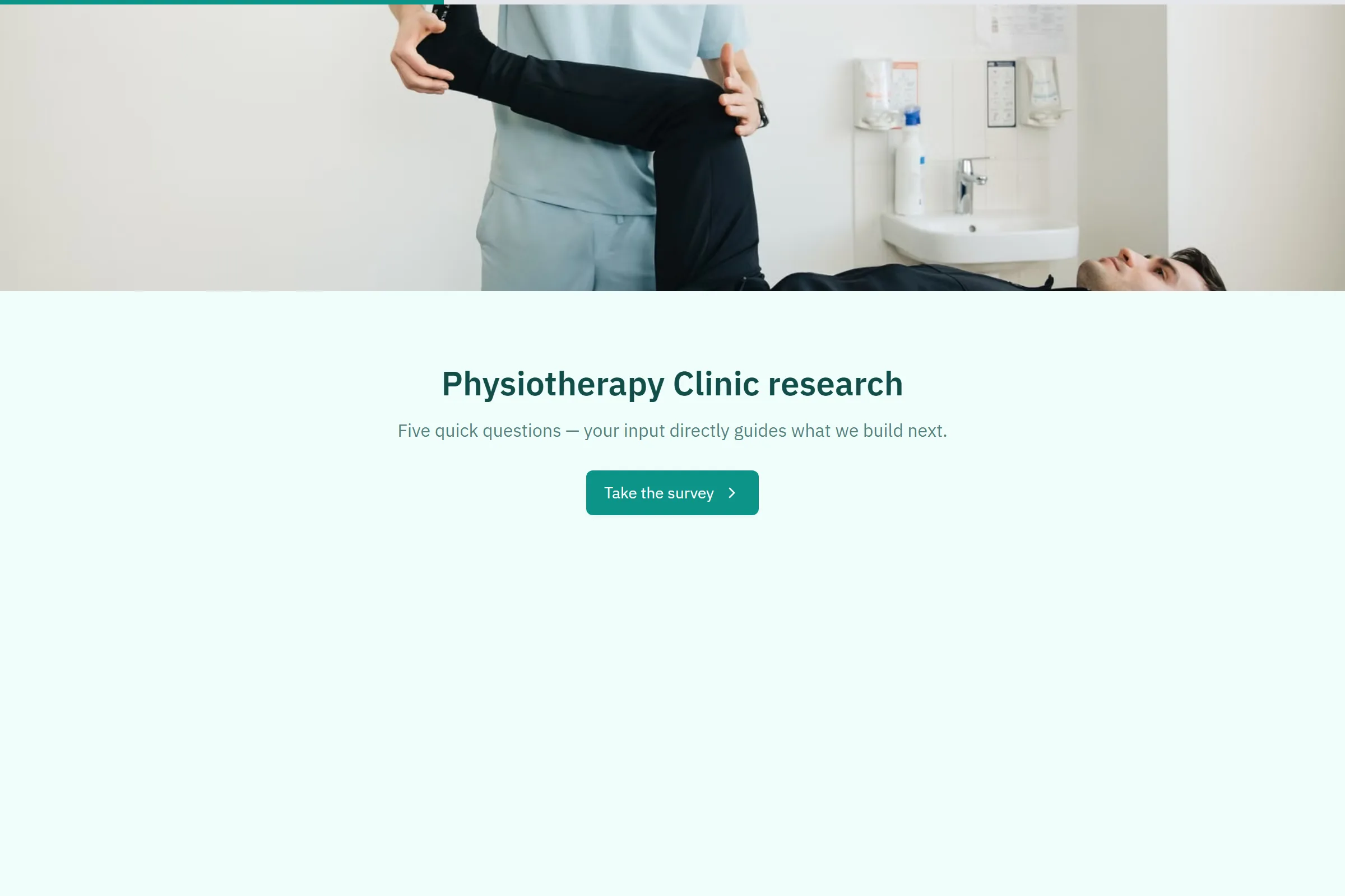 Physiotherapy Clinic Market Research Survey template preview