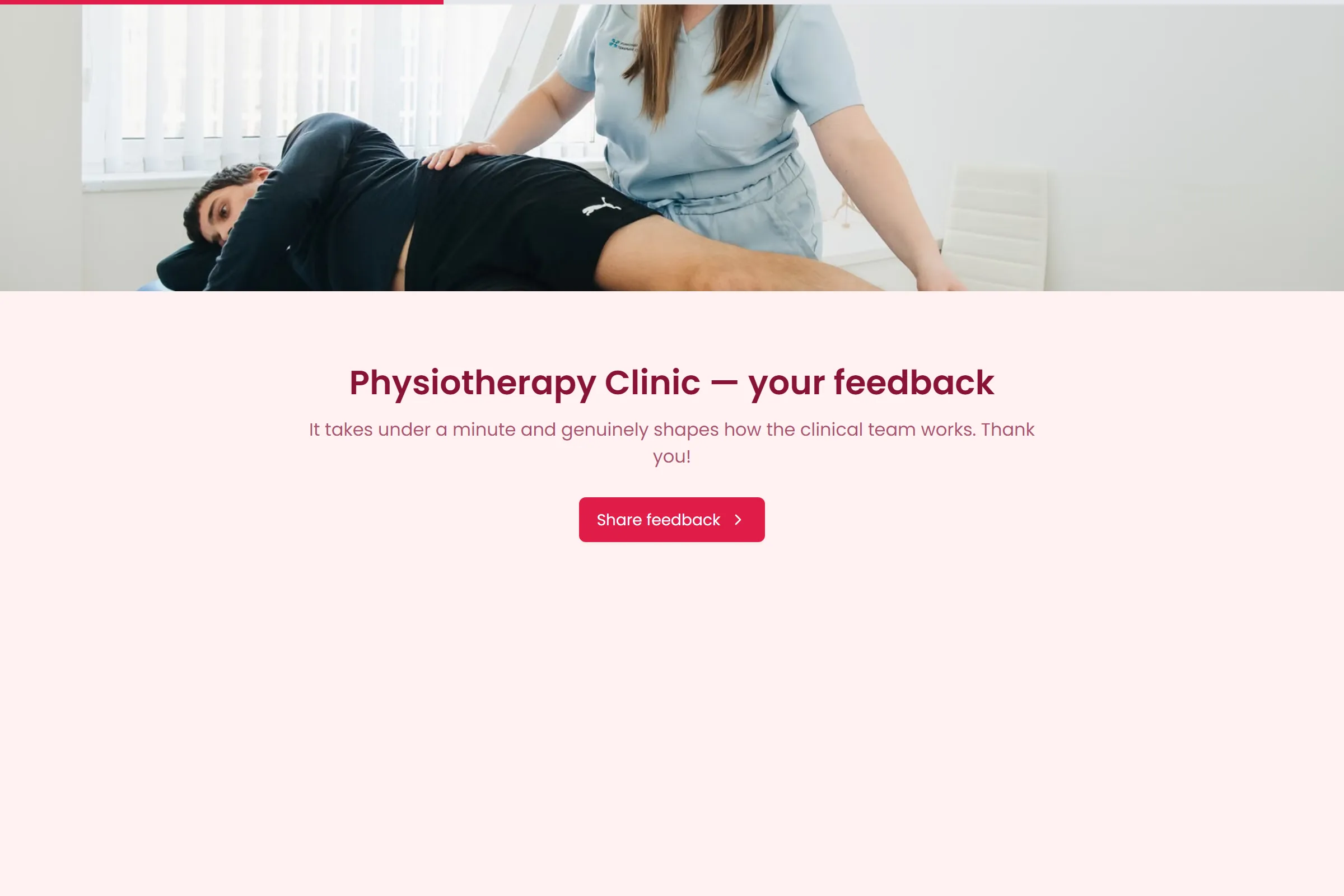 Physiotherapy Clinic Satisfaction Survey template preview