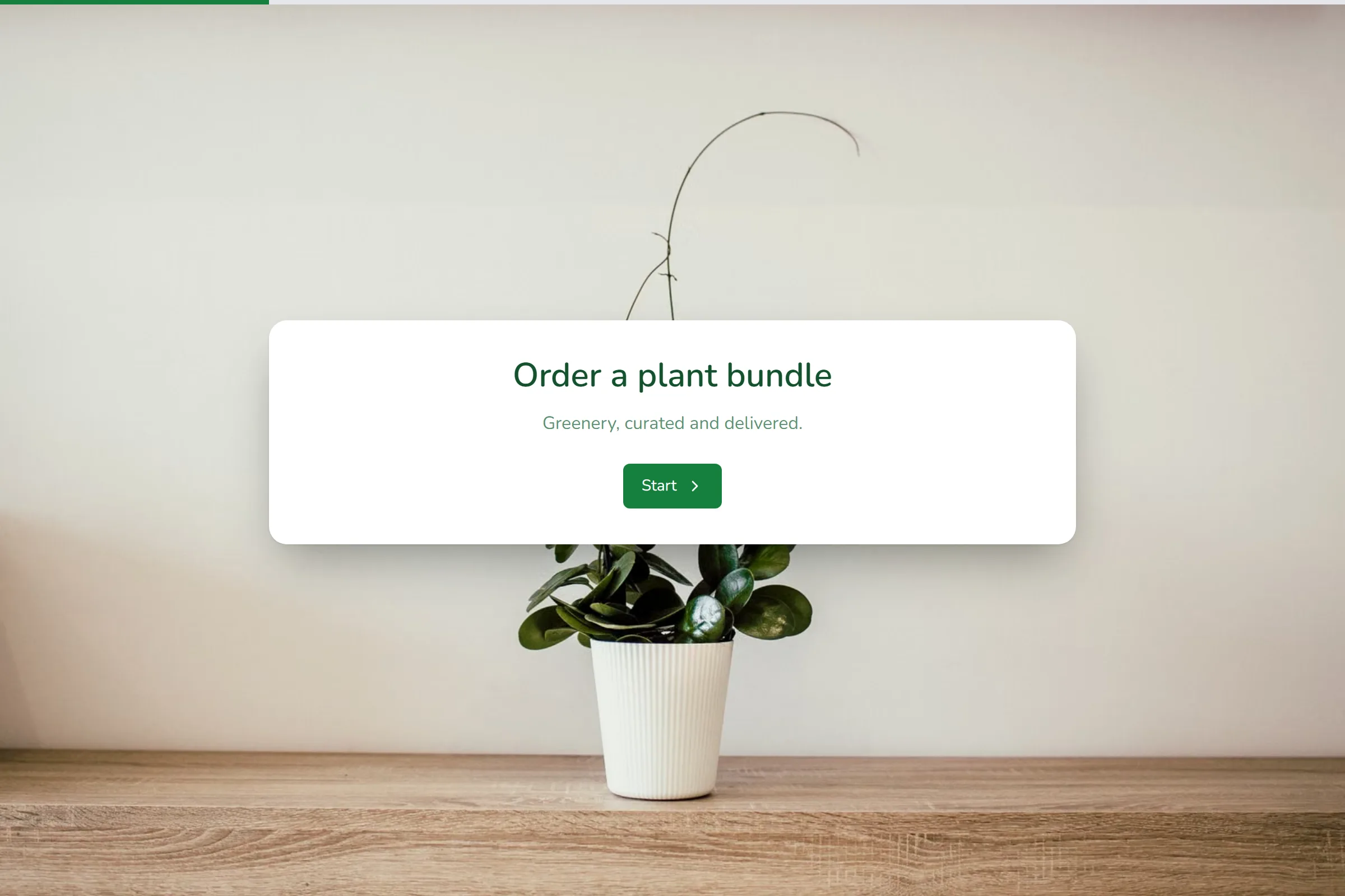 Plant Bundle Order template preview